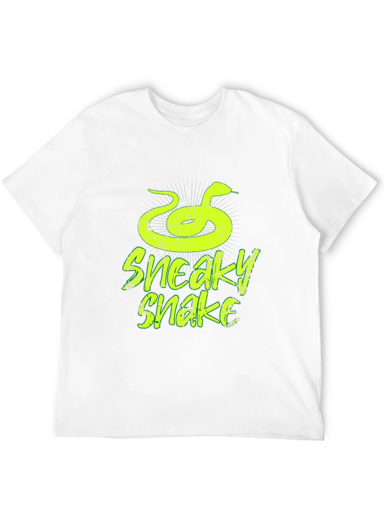 Sneaky Snake Graphic Tee - Trendy Mens T-Shirt
