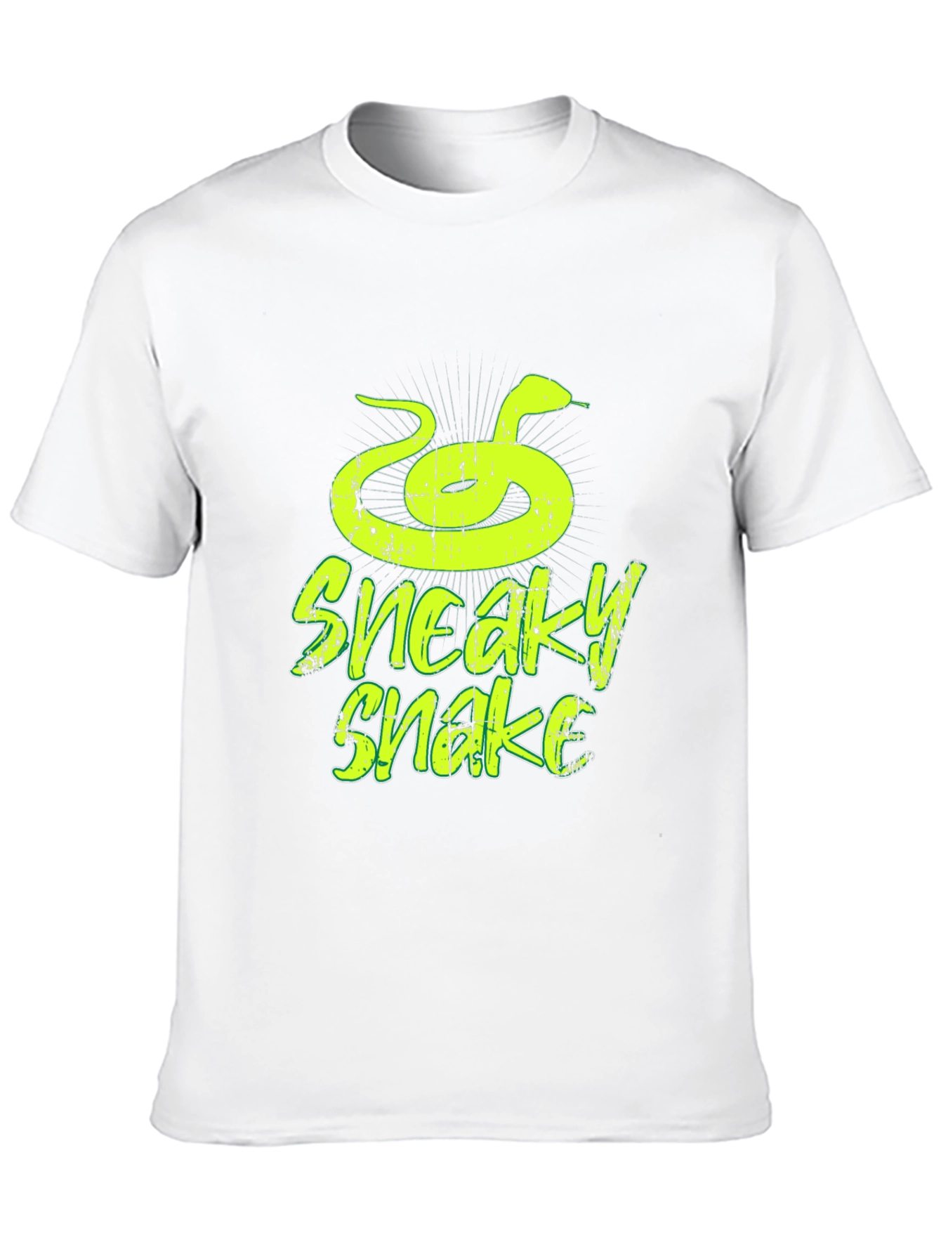 Sneaky Snake Graphic Tee - Trendy Mens T-Shirt