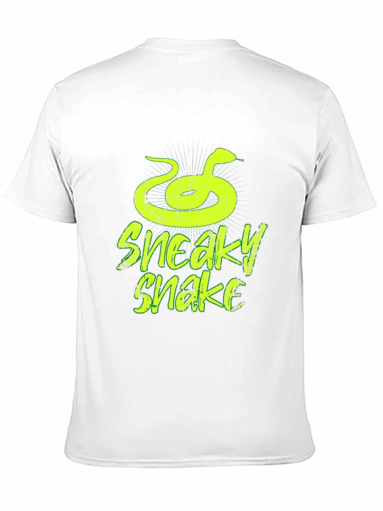 Sneaky Snake Graphic Tee - Trendy Mens T-Shirt