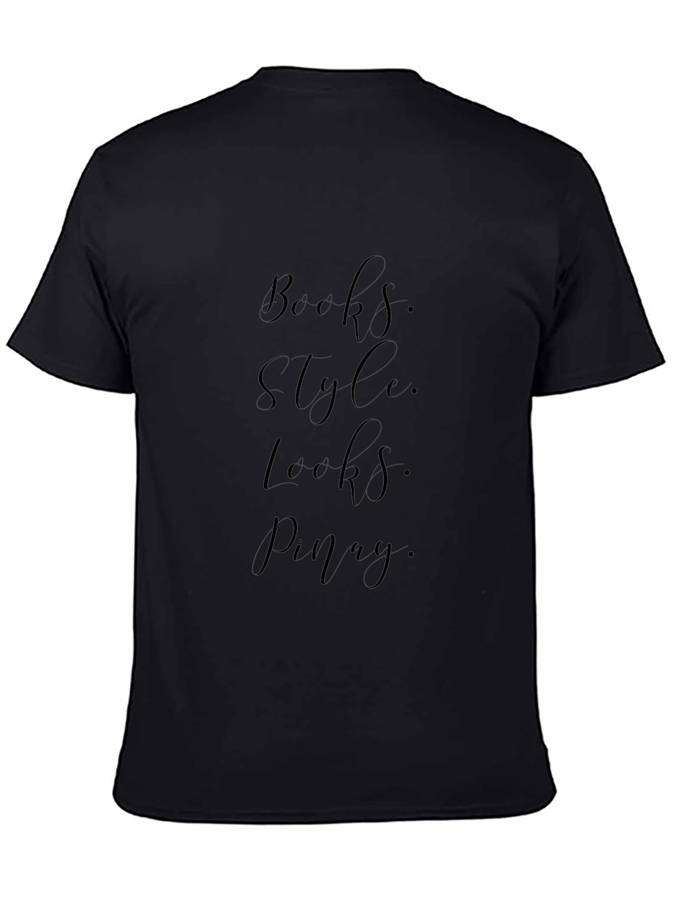 Books Style Looks Pinay Black Tee