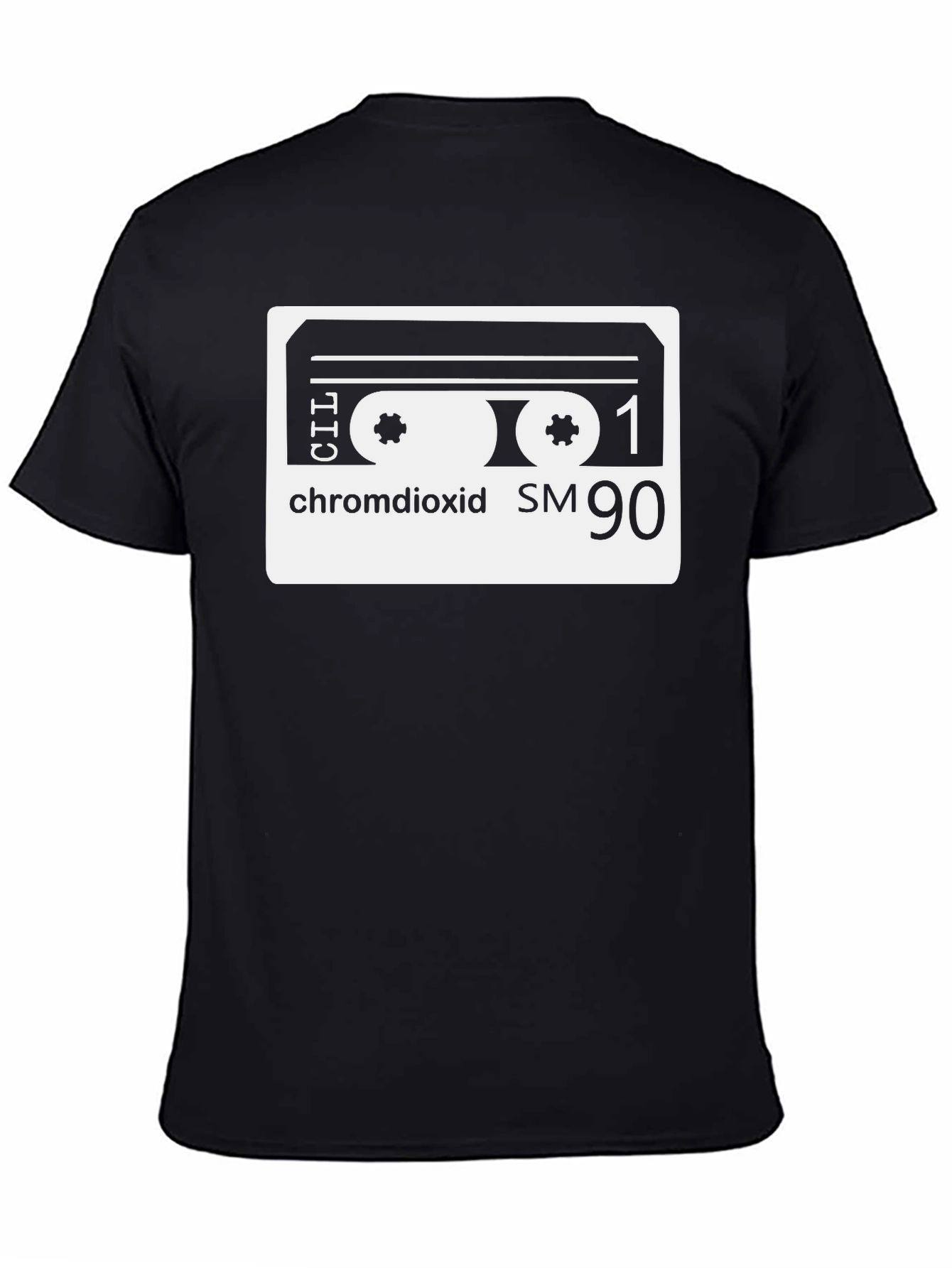 Retro Mixtape Graphic T-Shirt - Chromdioxid SM 90