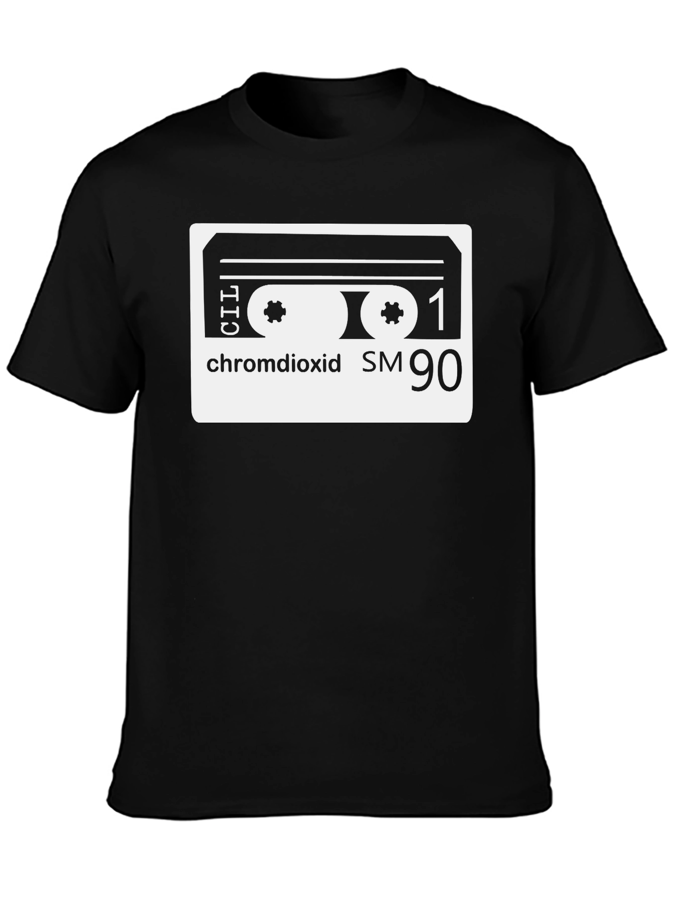 Retro Mixtape Graphic T-Shirt - Chromdioxid SM 90