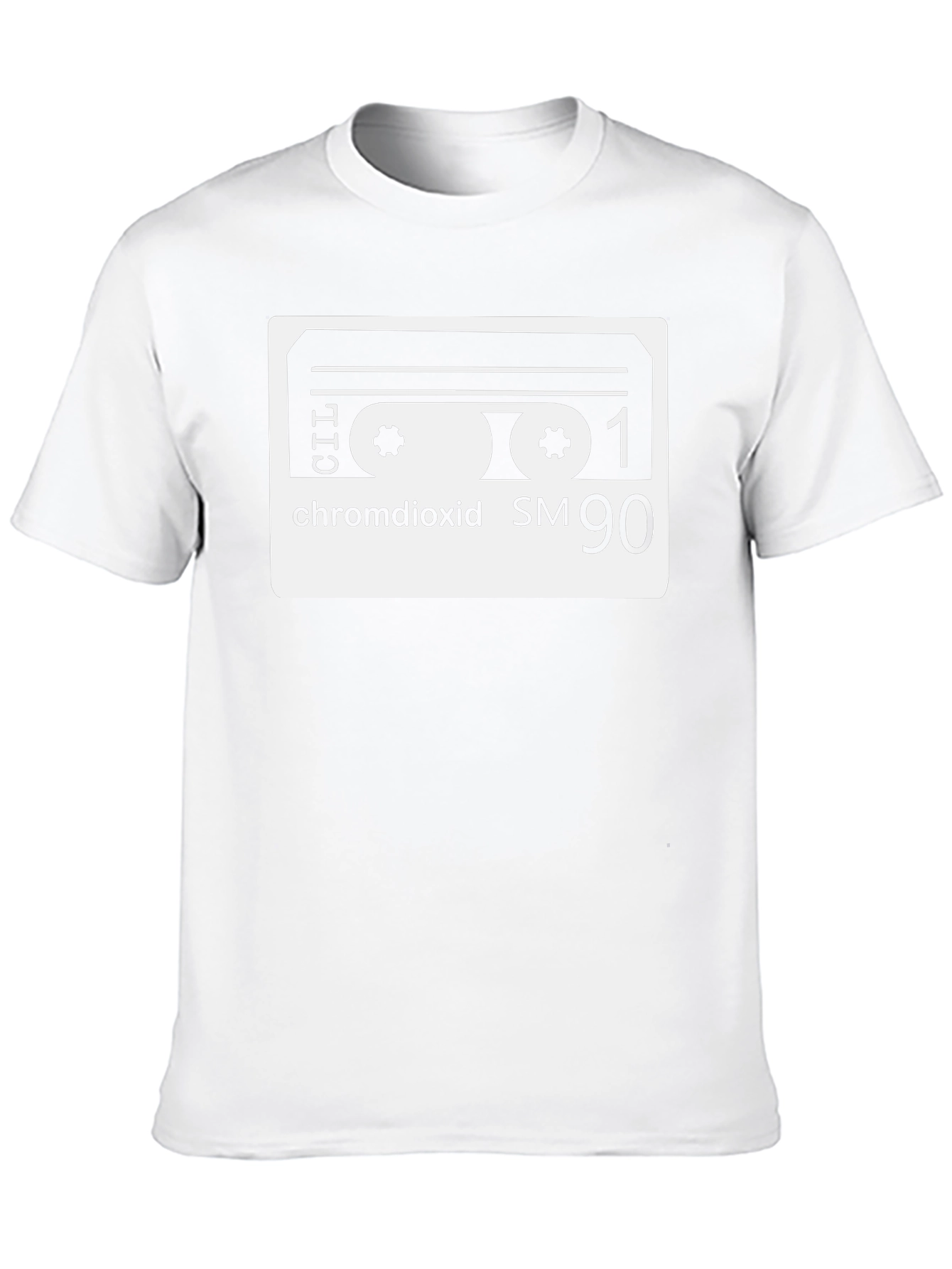 Retro Mixtape Graphic T-Shirt - Chromdioxid SM 90