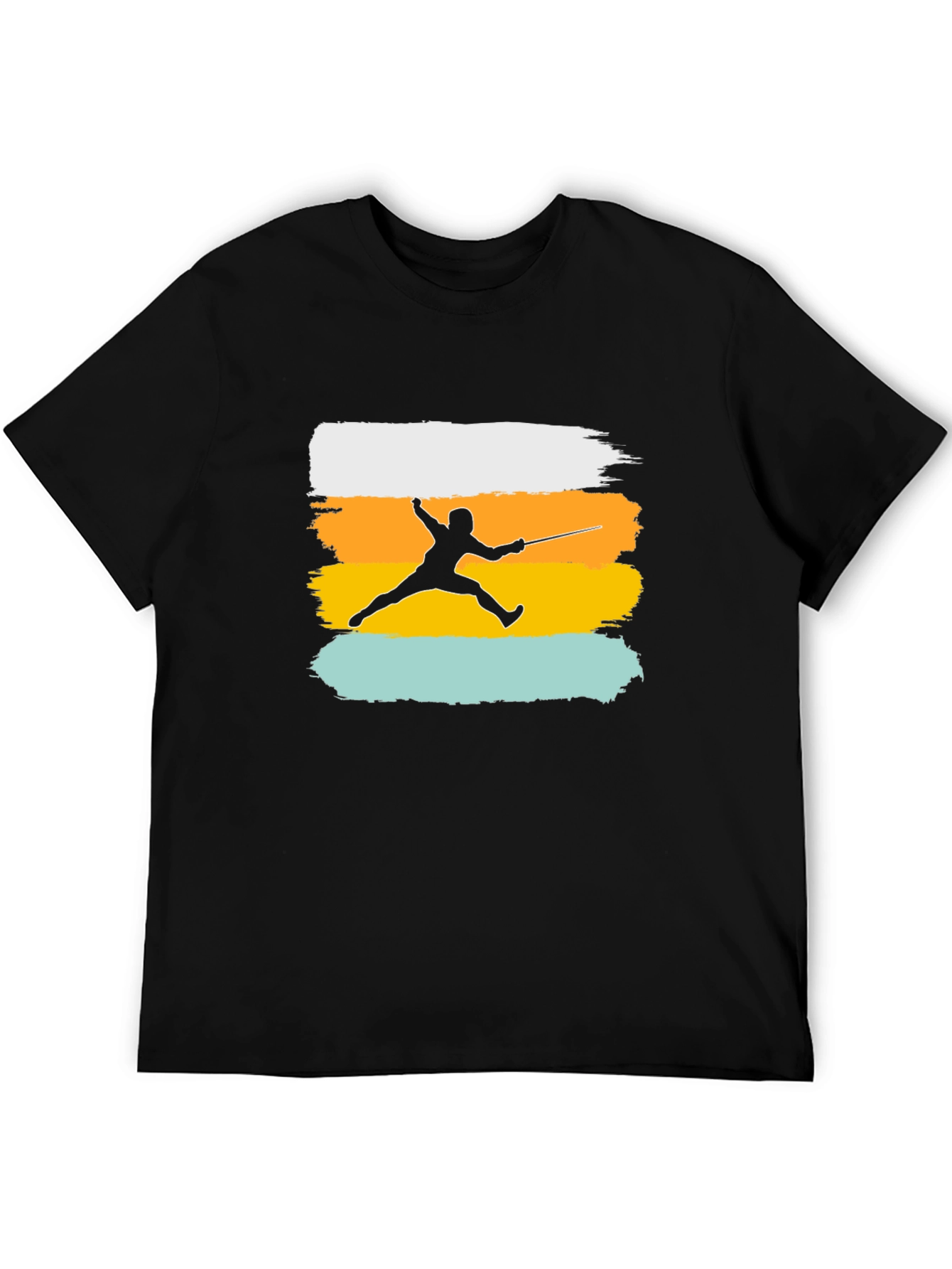 Fencing Silhouette Graphic Tee