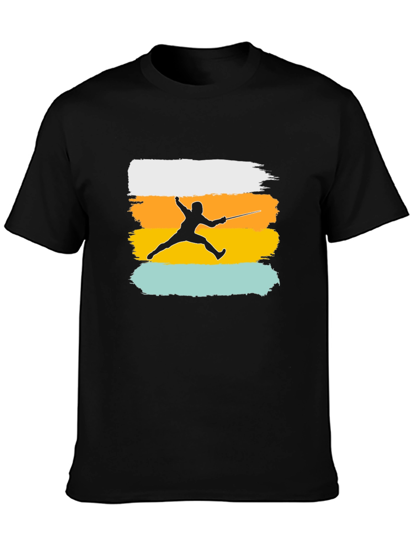 Fencing Silhouette Graphic Tee