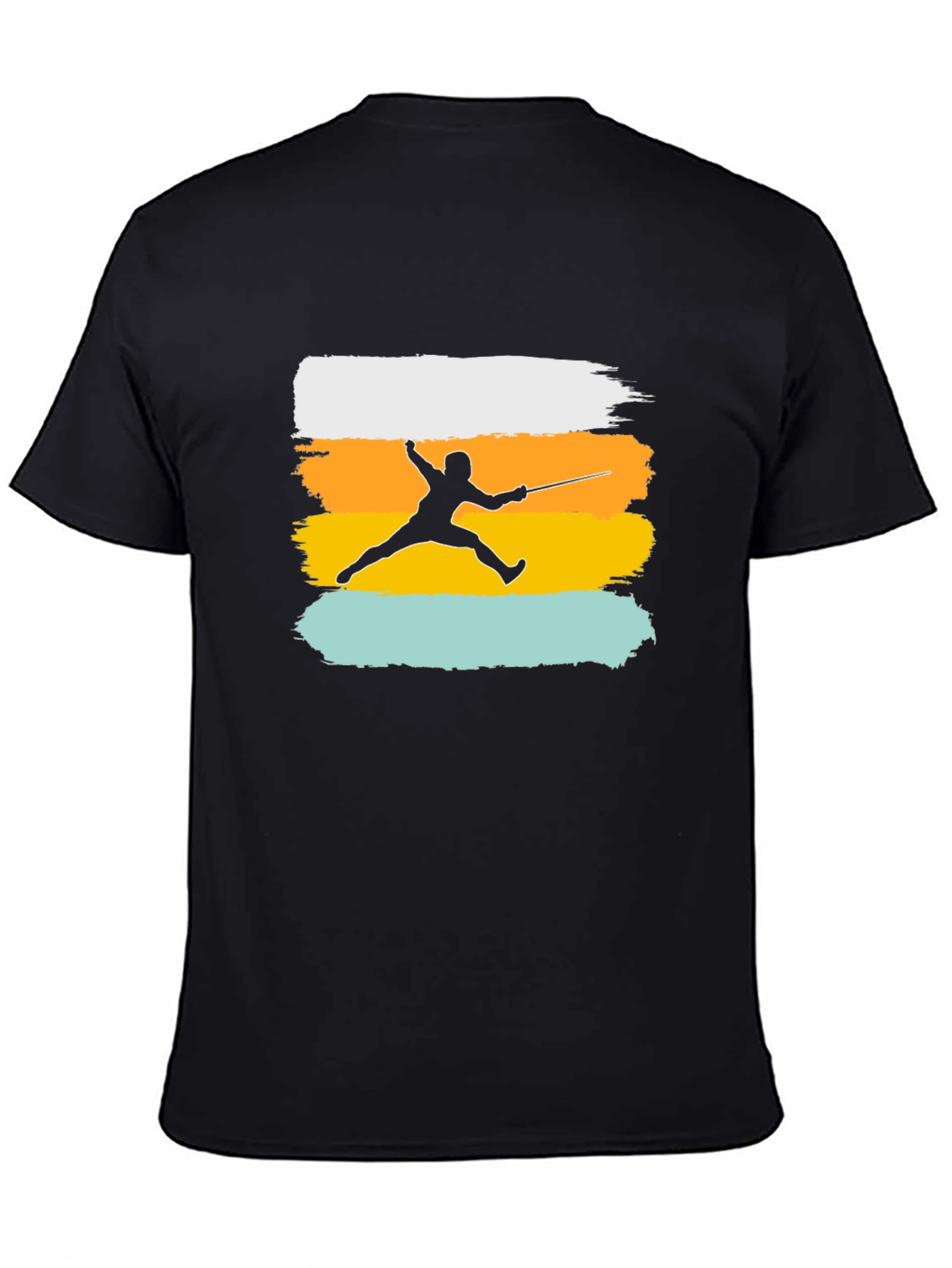 Fencing Silhouette Graphic Tee