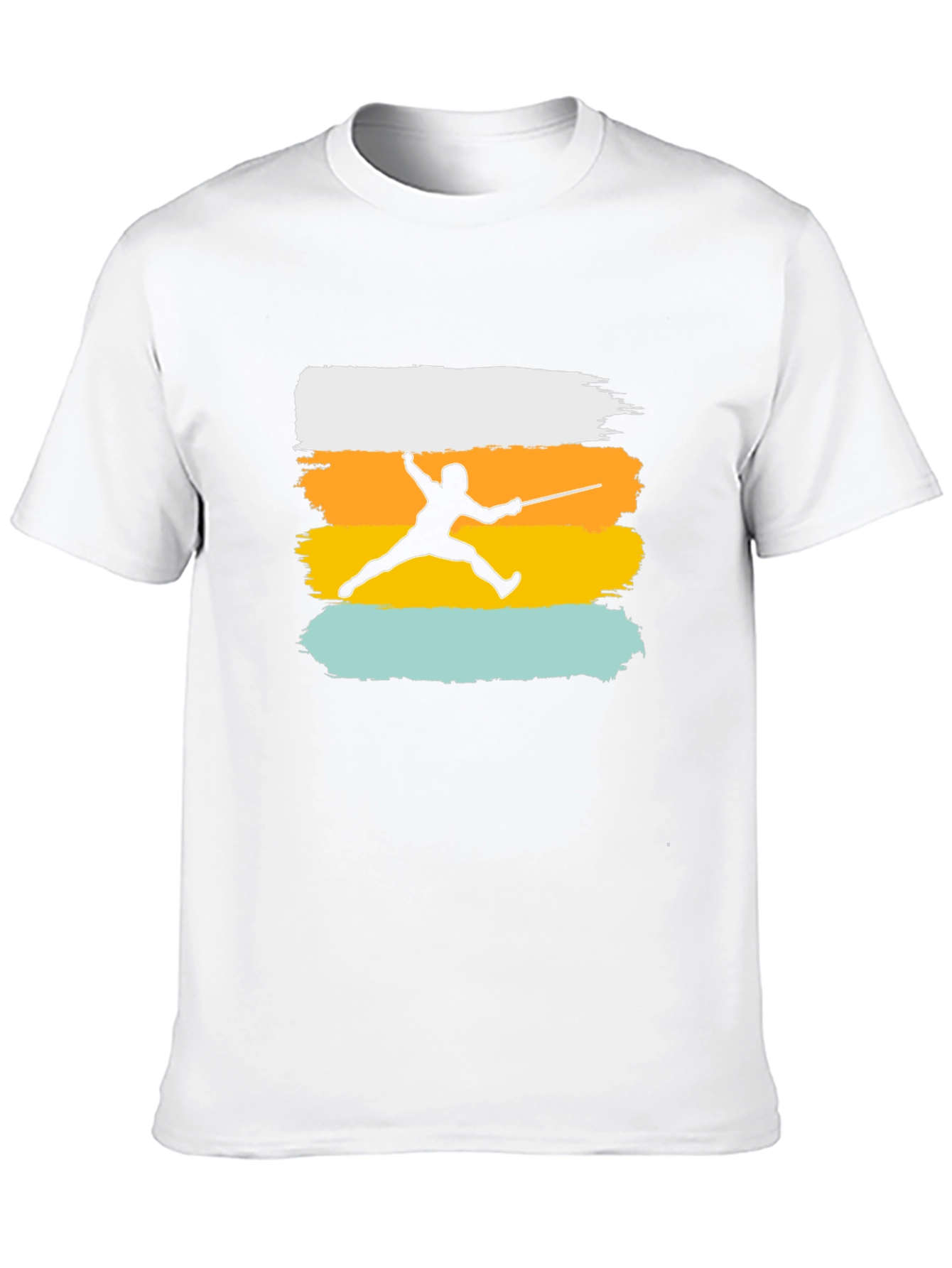 Fencing Silhouette Graphic Tee