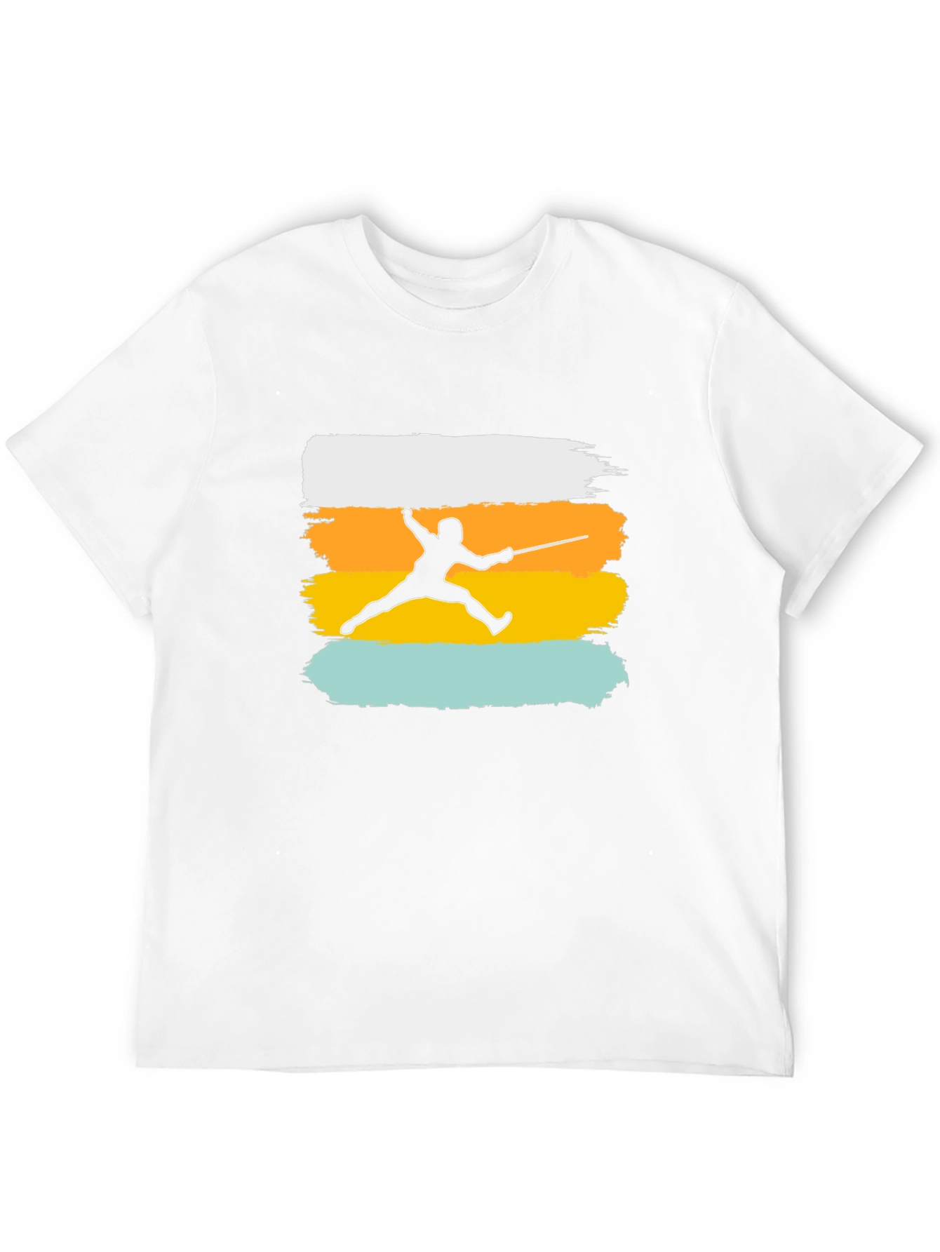 Fencing Silhouette Graphic Tee