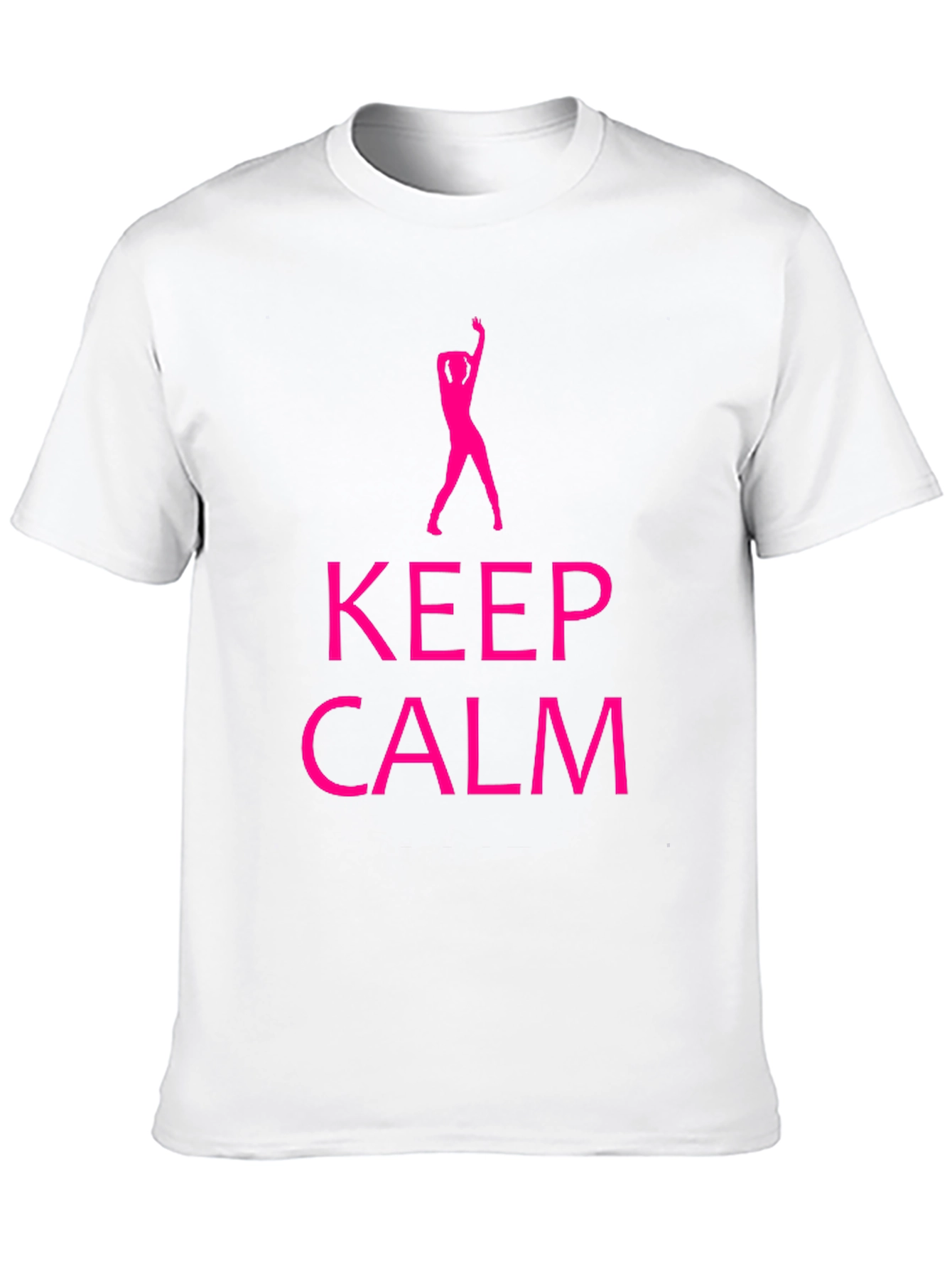 Keep Calm Dance Silhouette Black T-Shirt