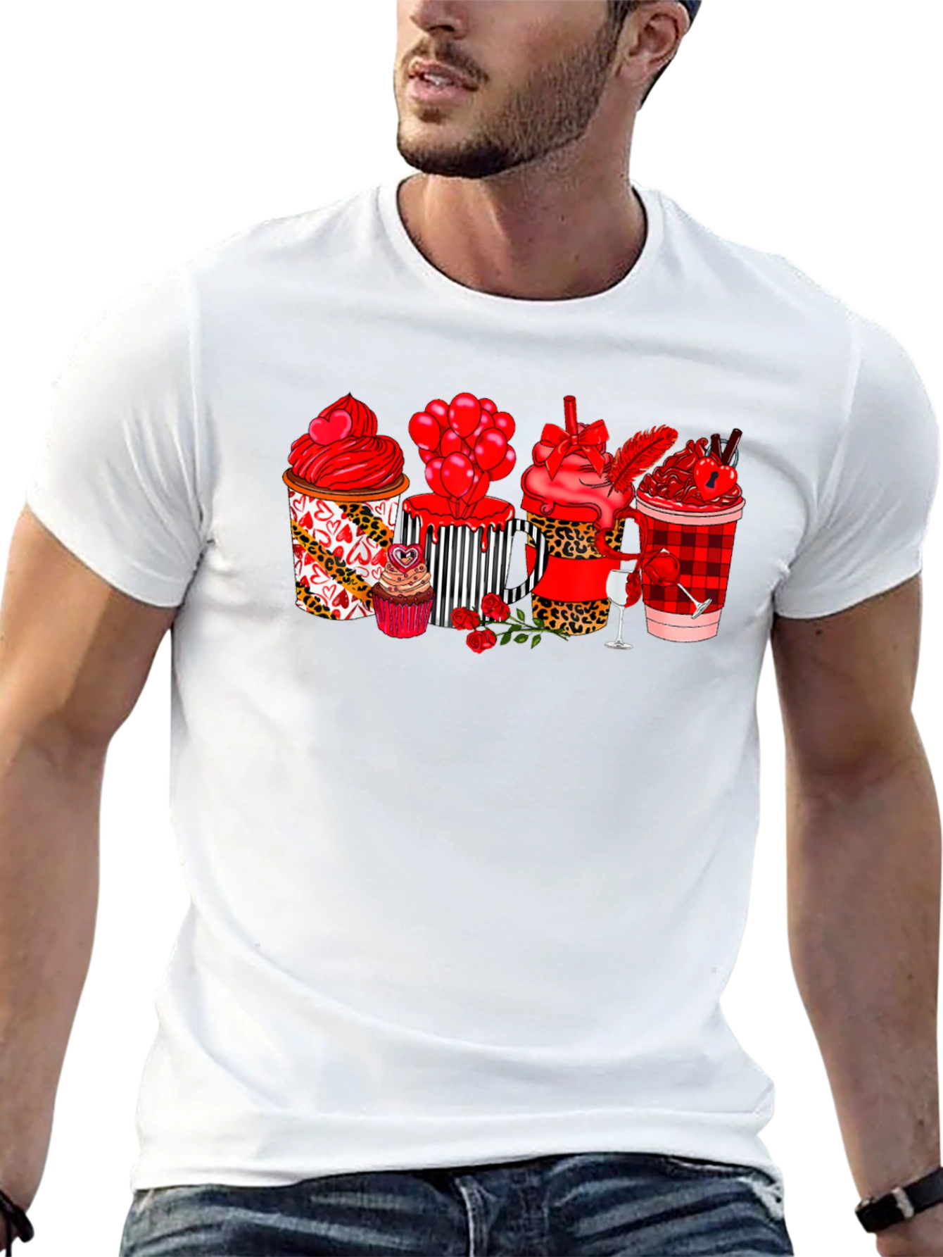 Valentines Day Coffee & Dessert T-Shirt