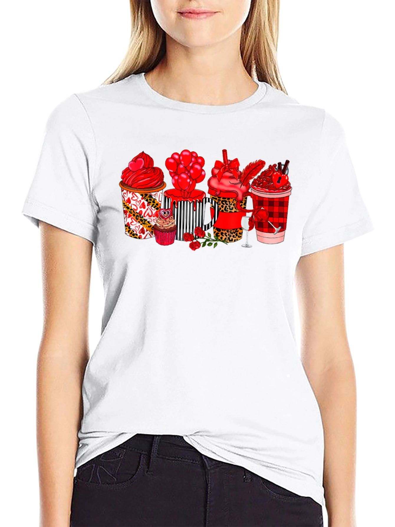 Valentines Day Coffee & Dessert T-Shirt