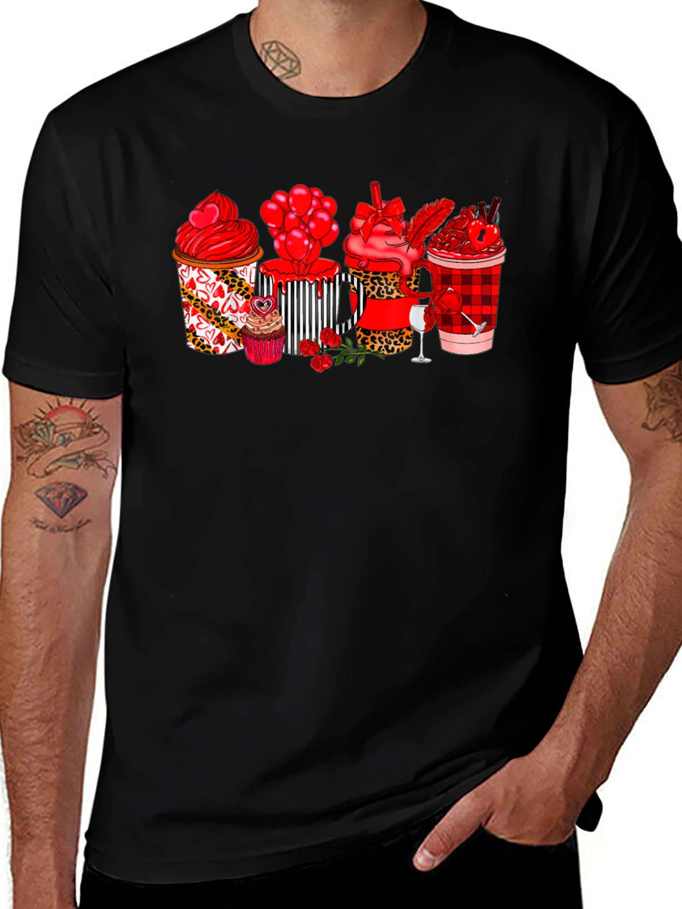 Valentines Day Coffee & Dessert T-Shirt