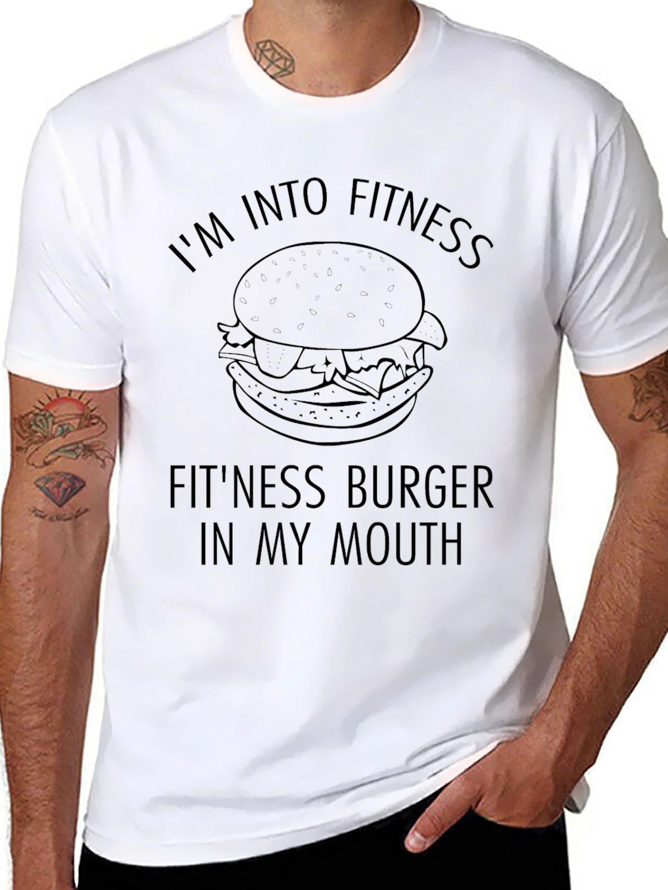 Fitness Burger Graphic Tee - Unisex