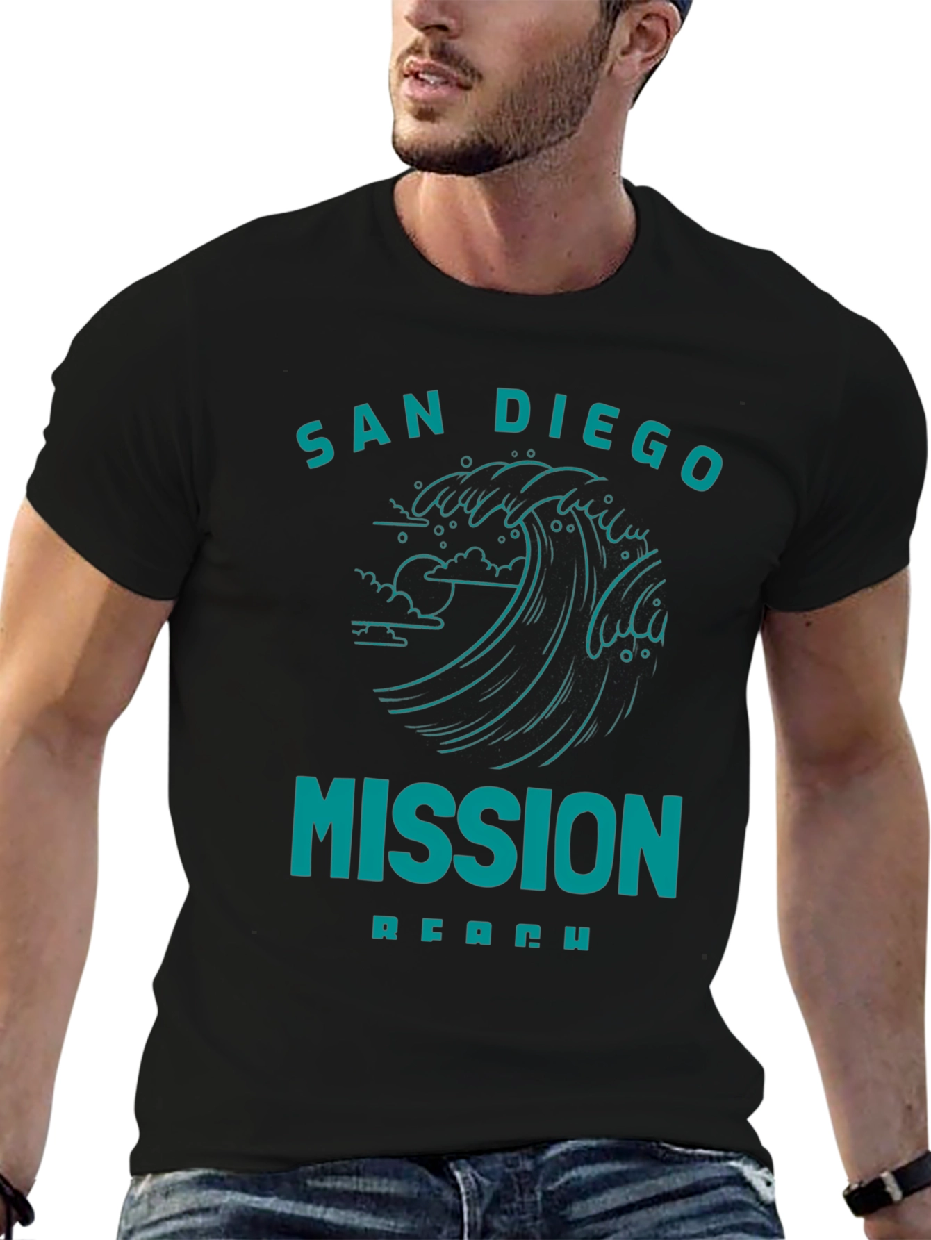 San Diego Mission Beach Graphic Tee