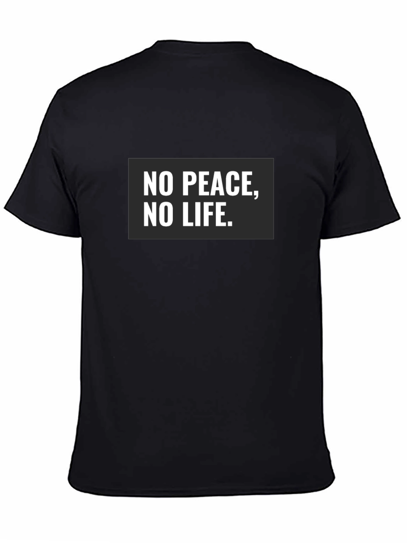No Peace No Life Black T-Shirt