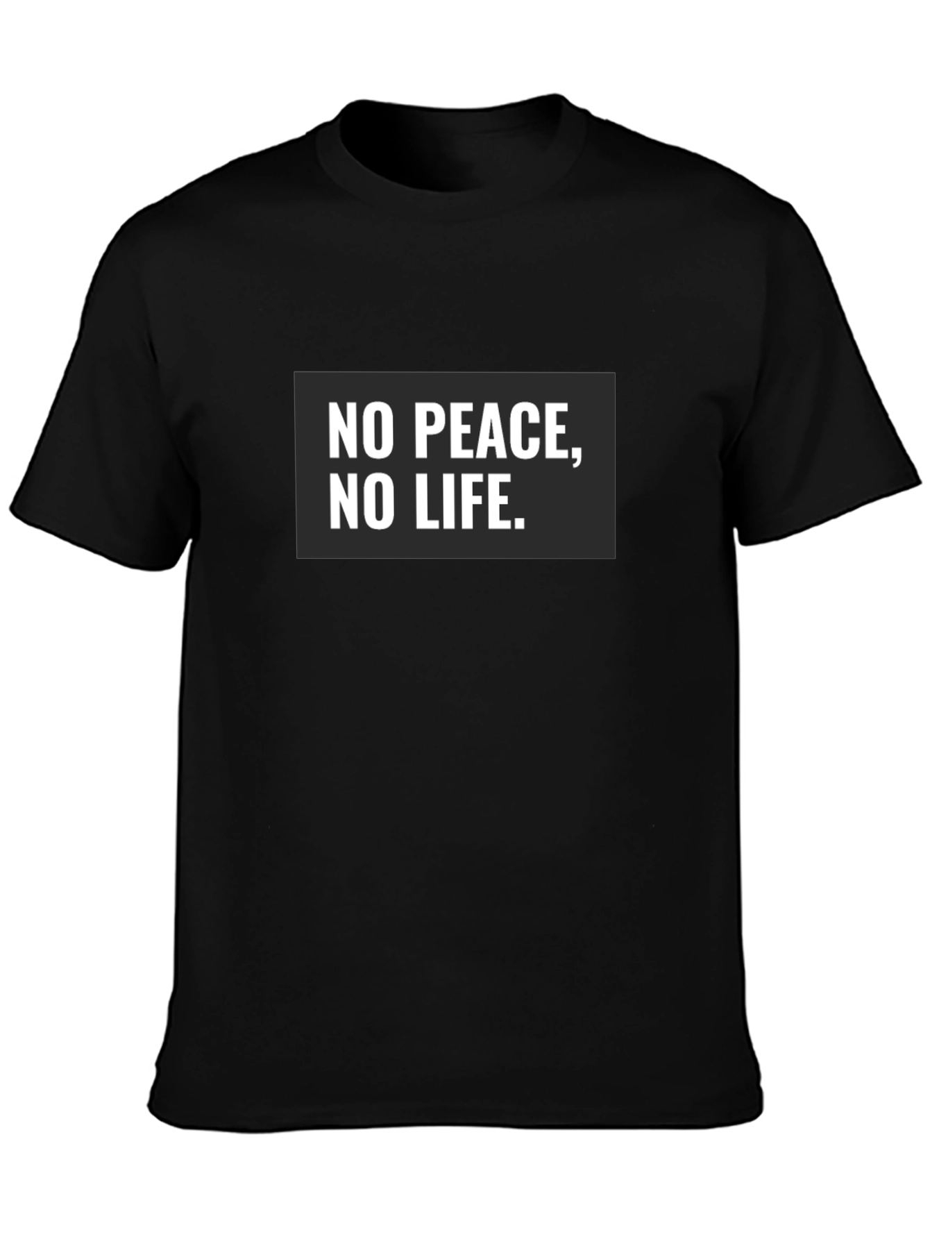 No Peace No Life Black T-Shirt