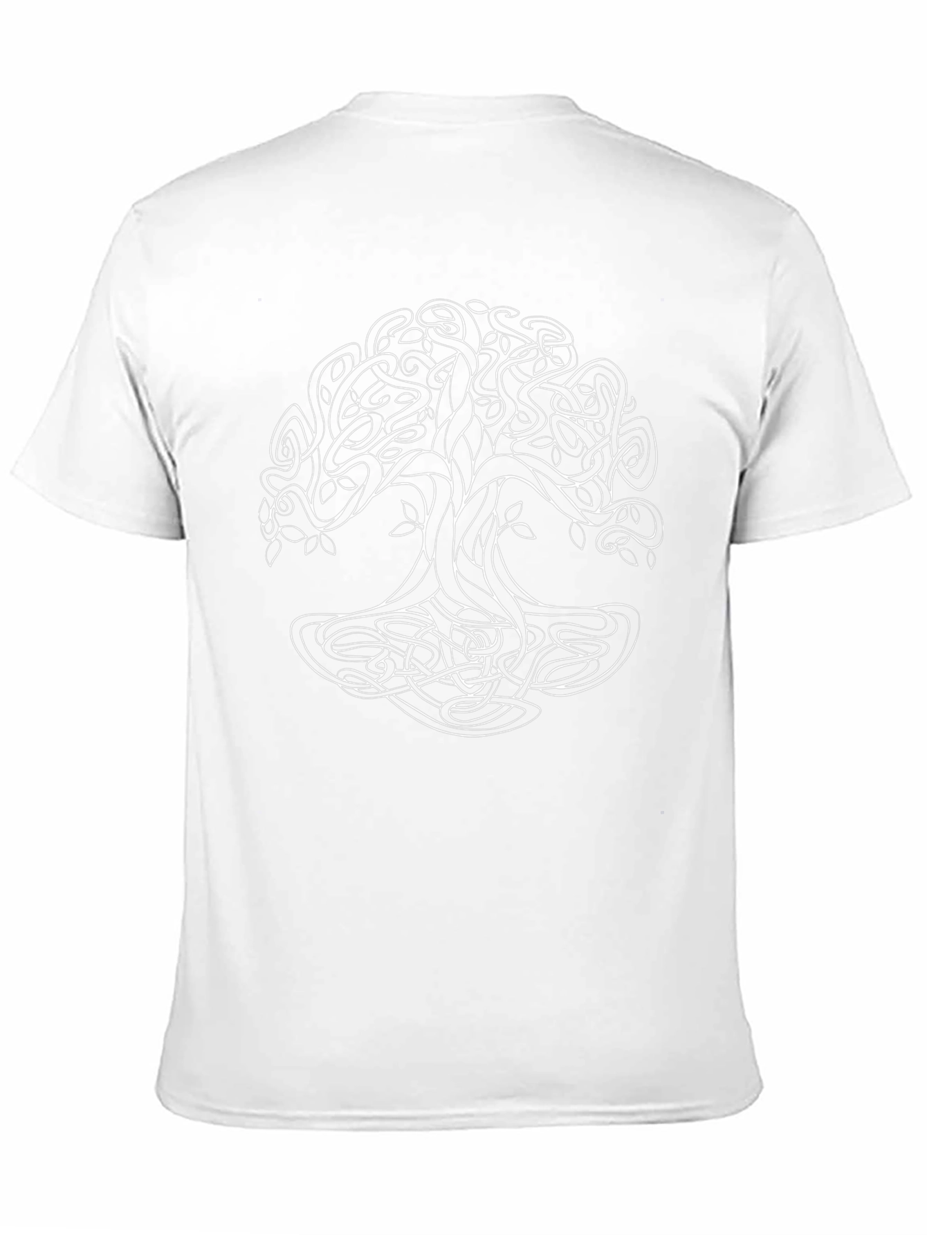 Celtic Tree of Life T-Shirt - Black Cotton Tee