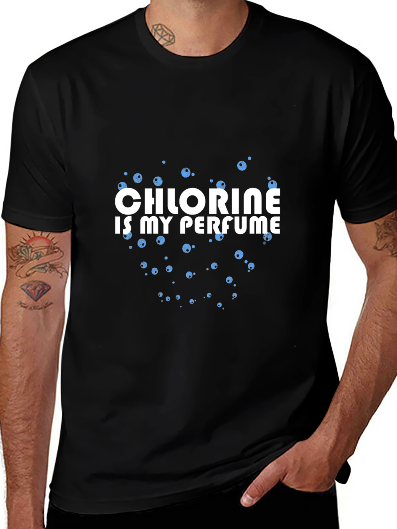 Chlorine is My Perfume Black T-Shirt
