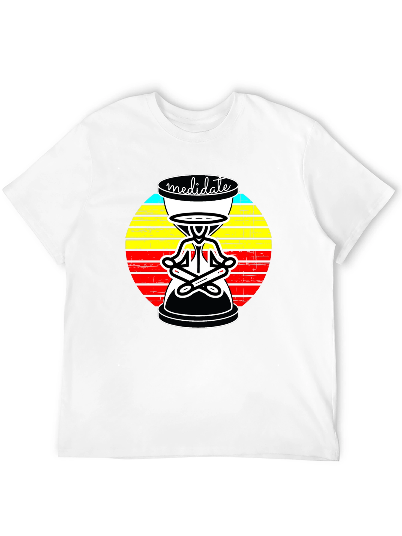 Meditate Graphic Tee: Zen Style