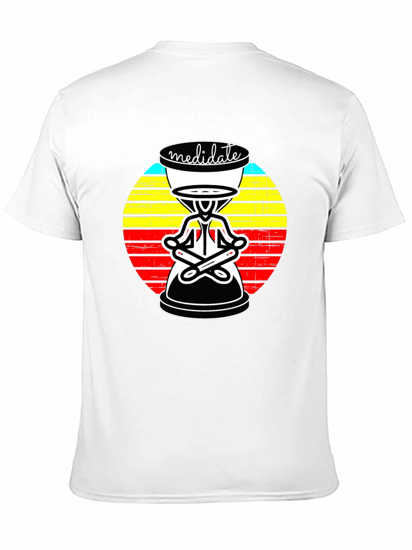 Meditate Graphic Tee: Zen Style
