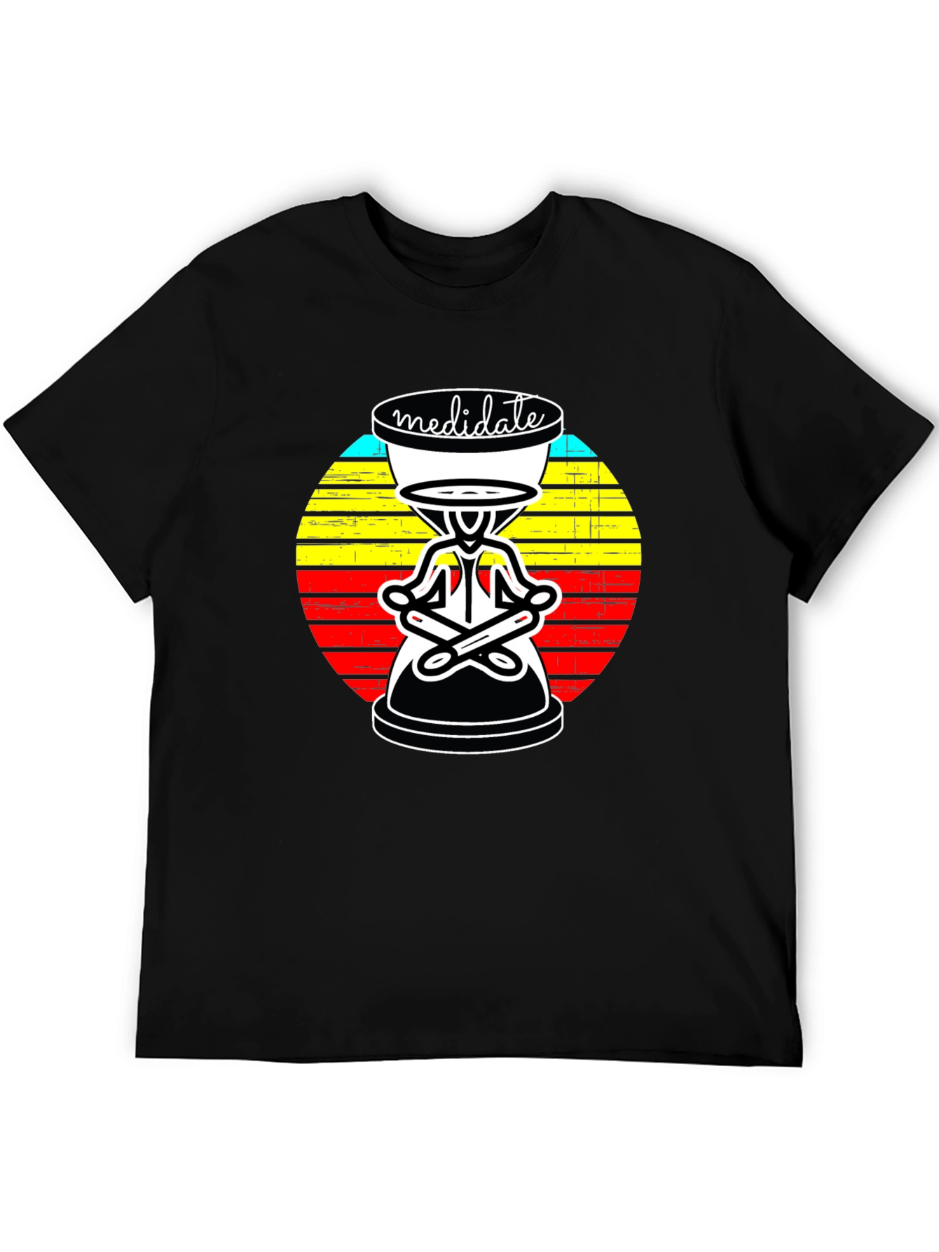 Meditate Graphic Tee: Zen Style