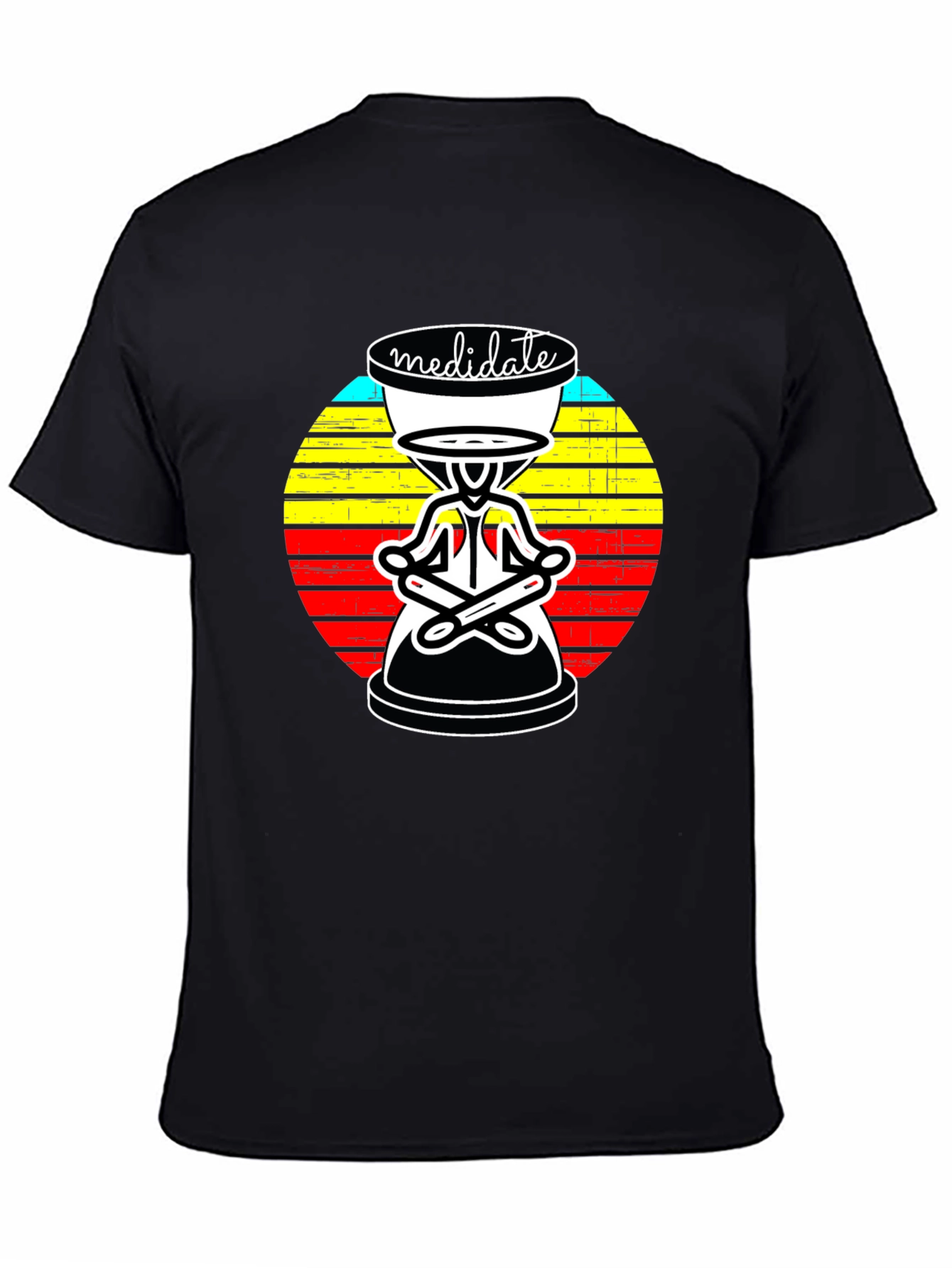 Meditate Graphic Tee: Zen Style