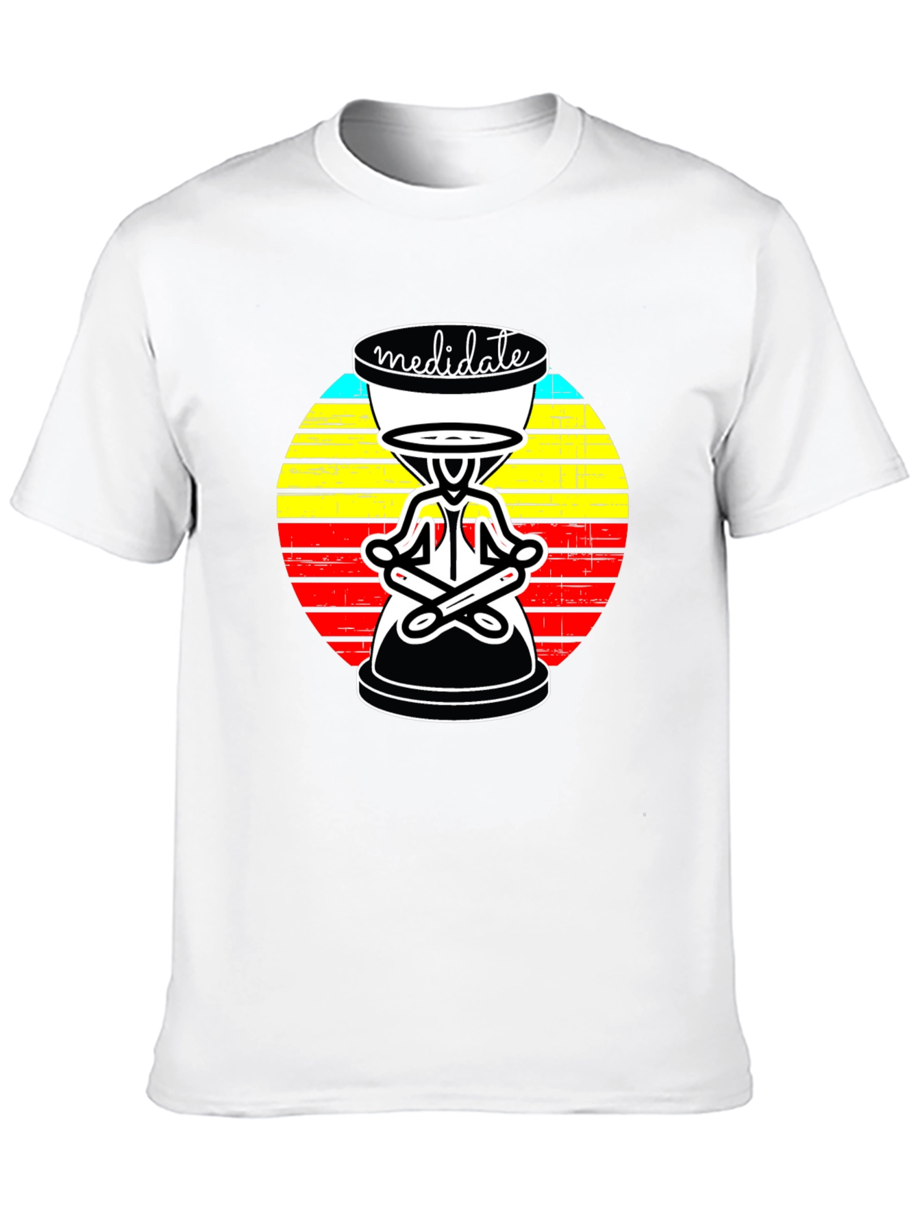Meditate Graphic Tee: Zen Style