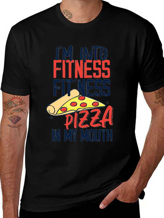 Pizza Fitness T-Shirt - Funny Foodie Tee