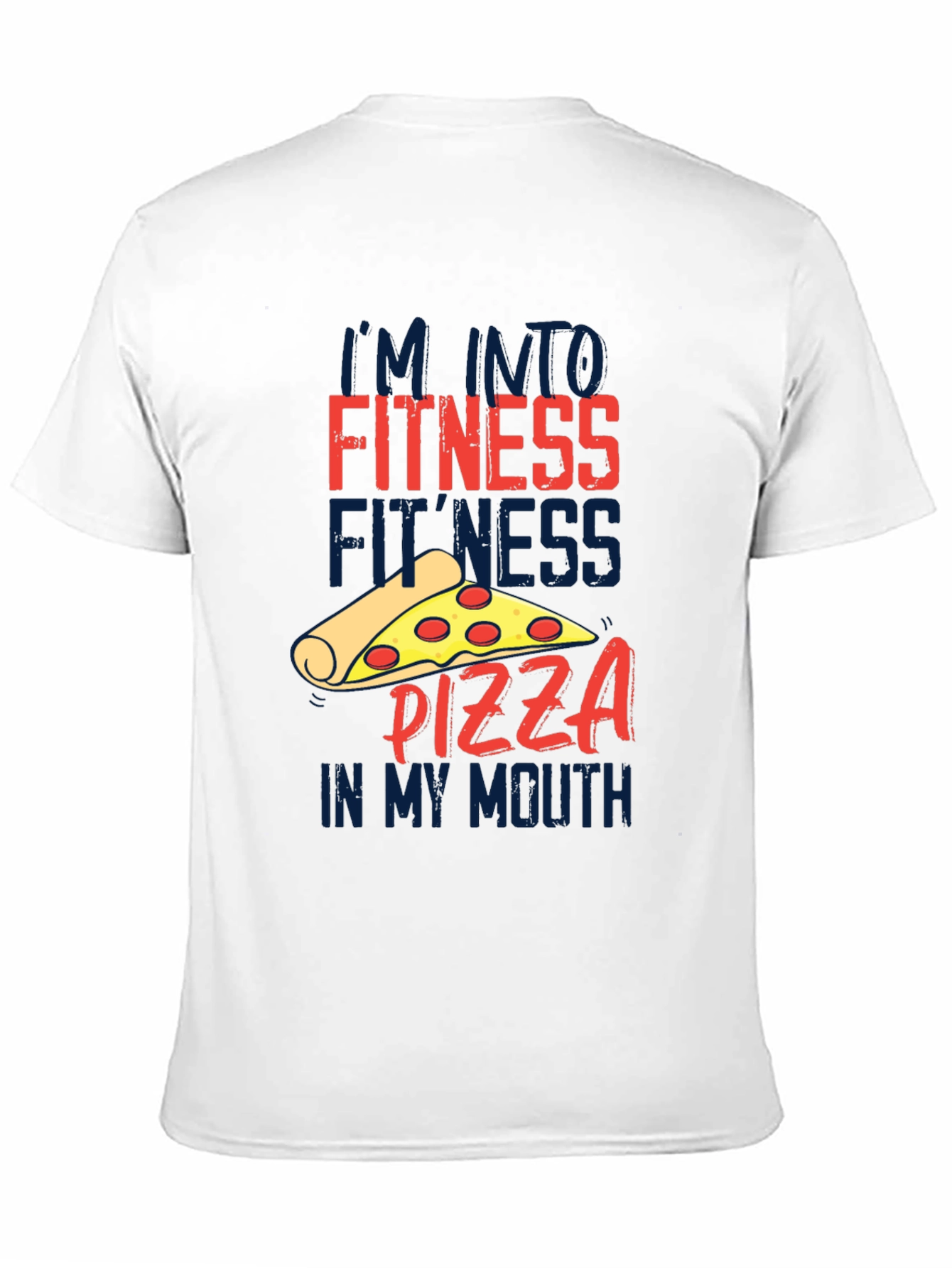 Pizza Fitness T-Shirt - Funny Foodie Tee