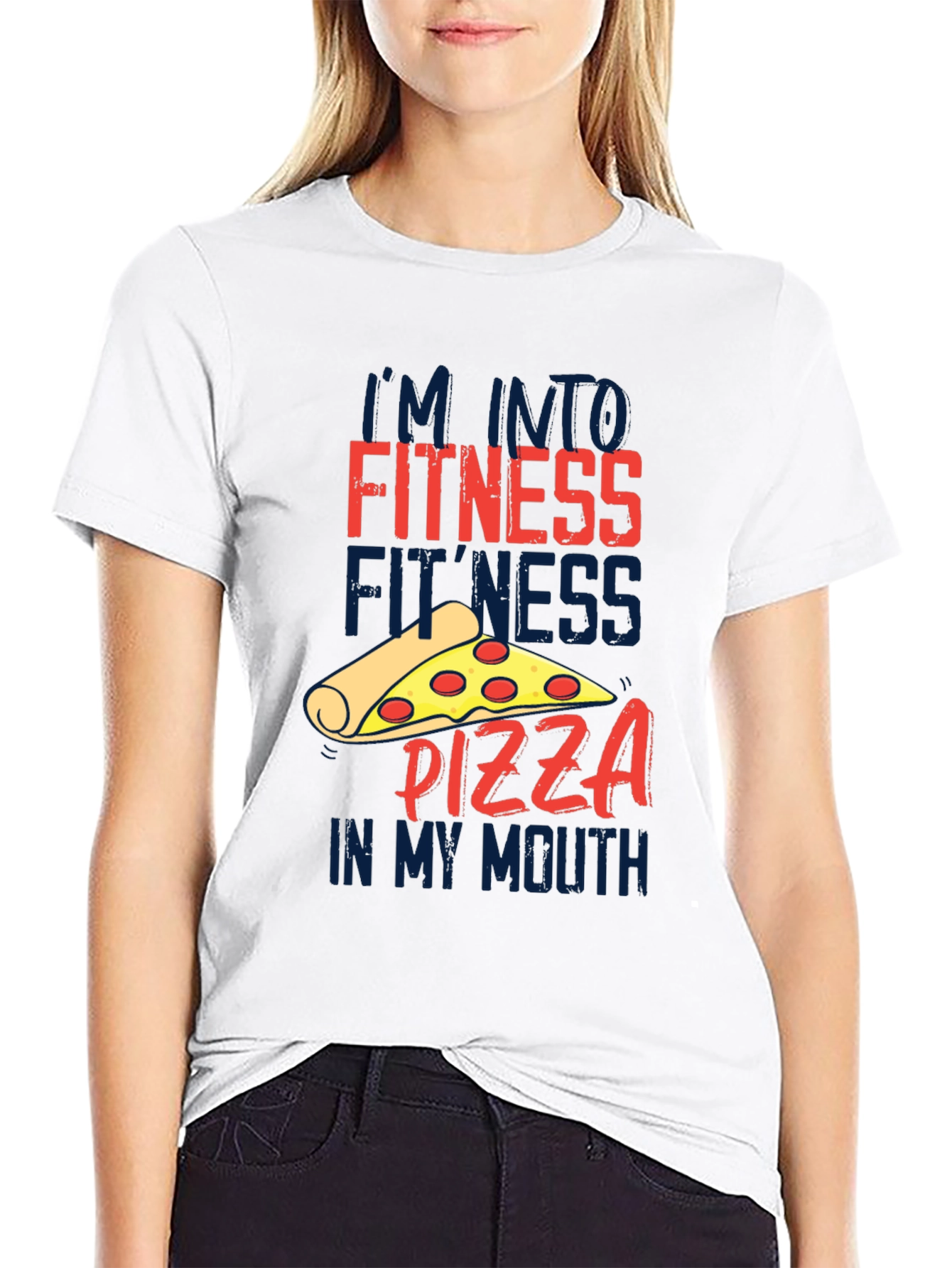 Pizza Fitness T-Shirt - Funny Foodie Tee