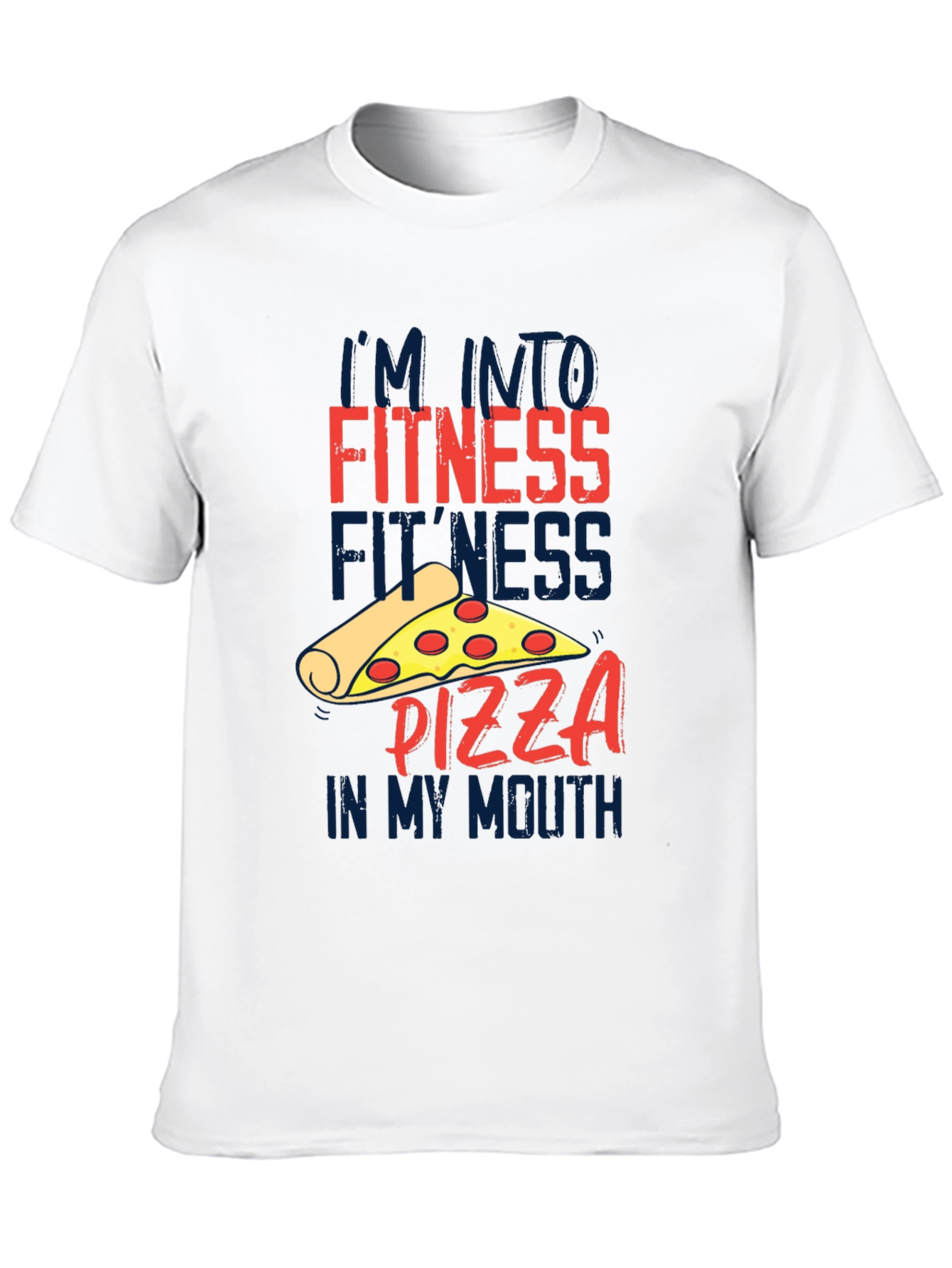 Pizza Fitness T-Shirt - Funny Foodie Tee