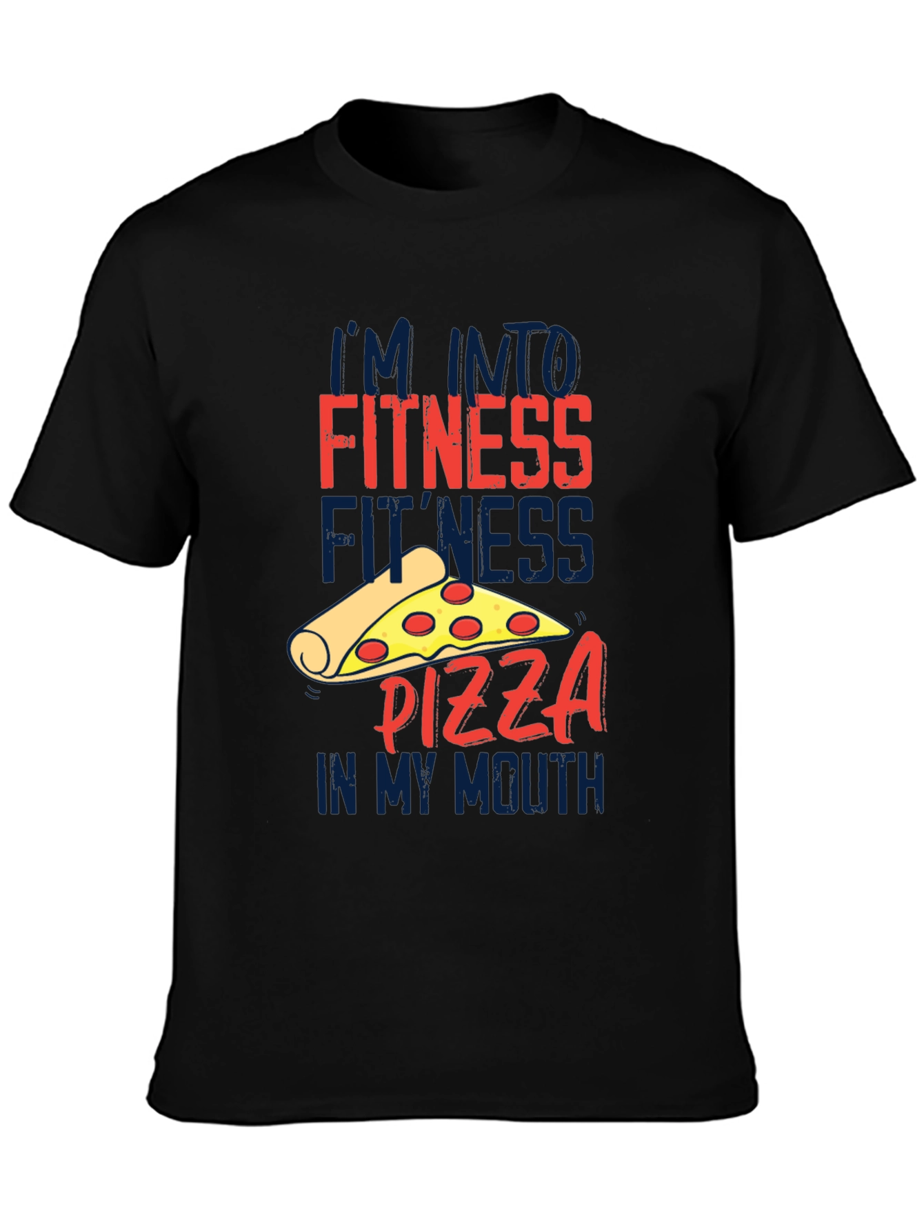 Pizza Fitness T-Shirt - Funny Foodie Tee