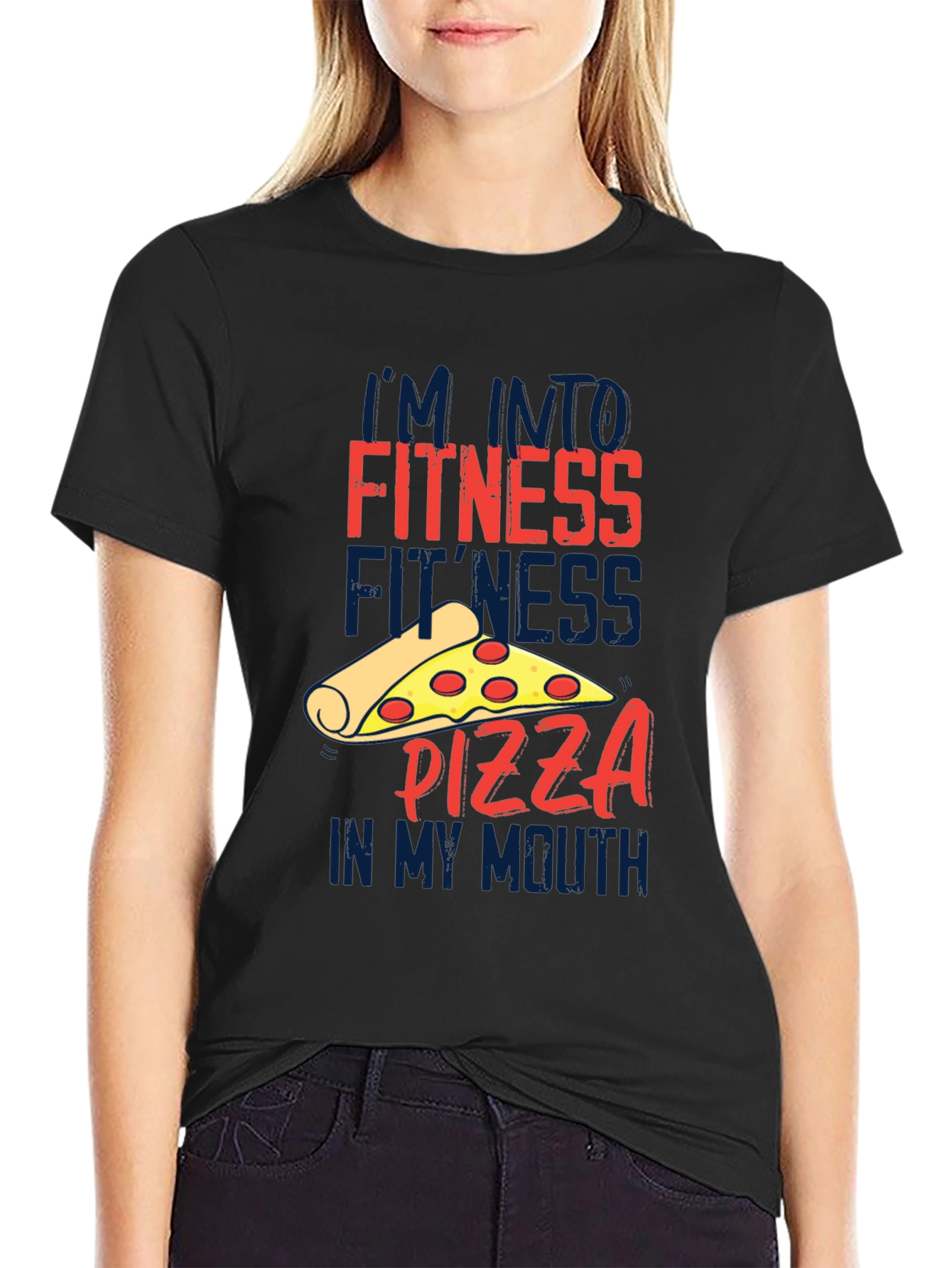 Pizza Fitness T-Shirt - Funny Foodie Tee