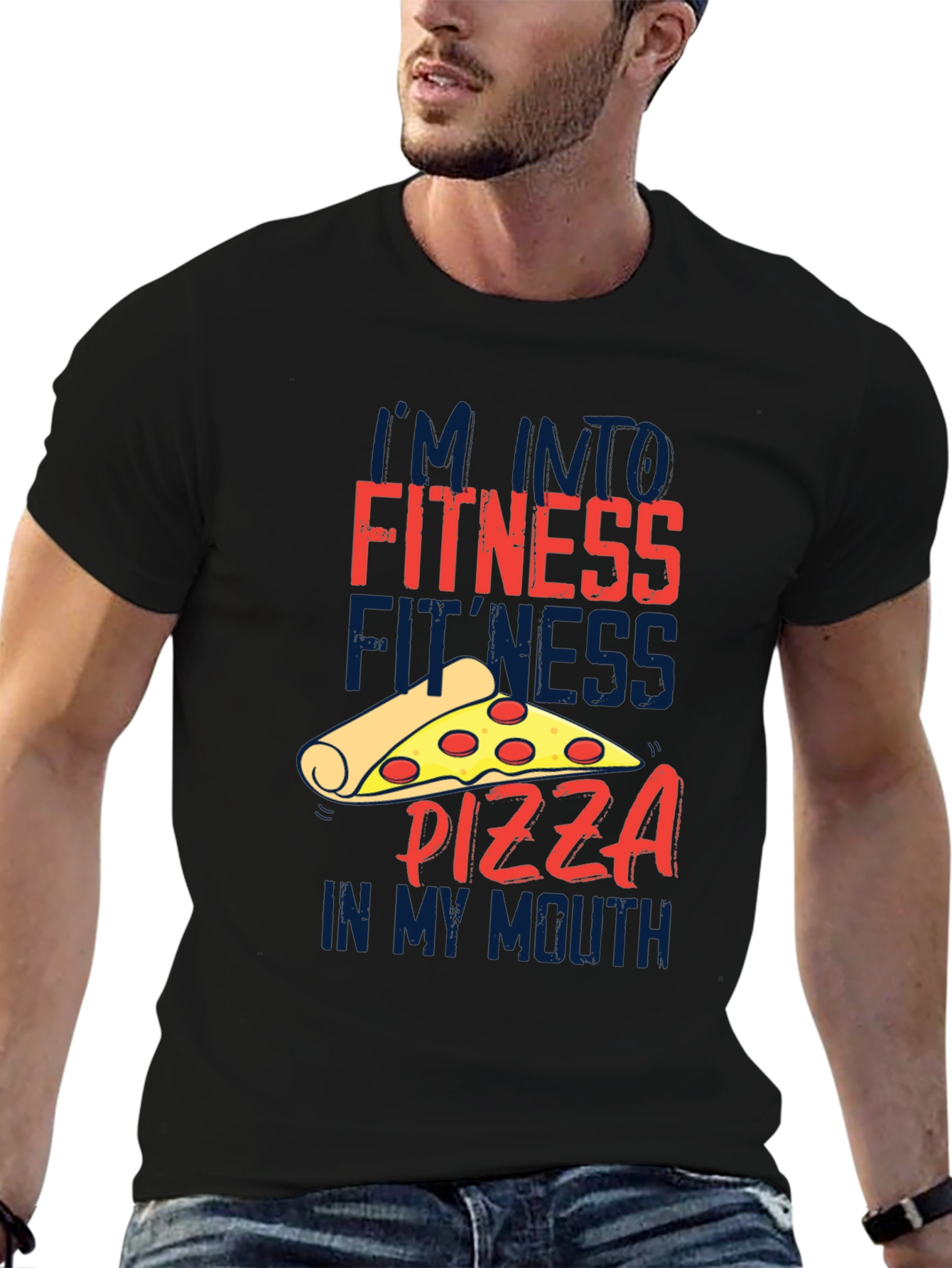 Pizza Fitness T-Shirt - Funny Foodie Tee