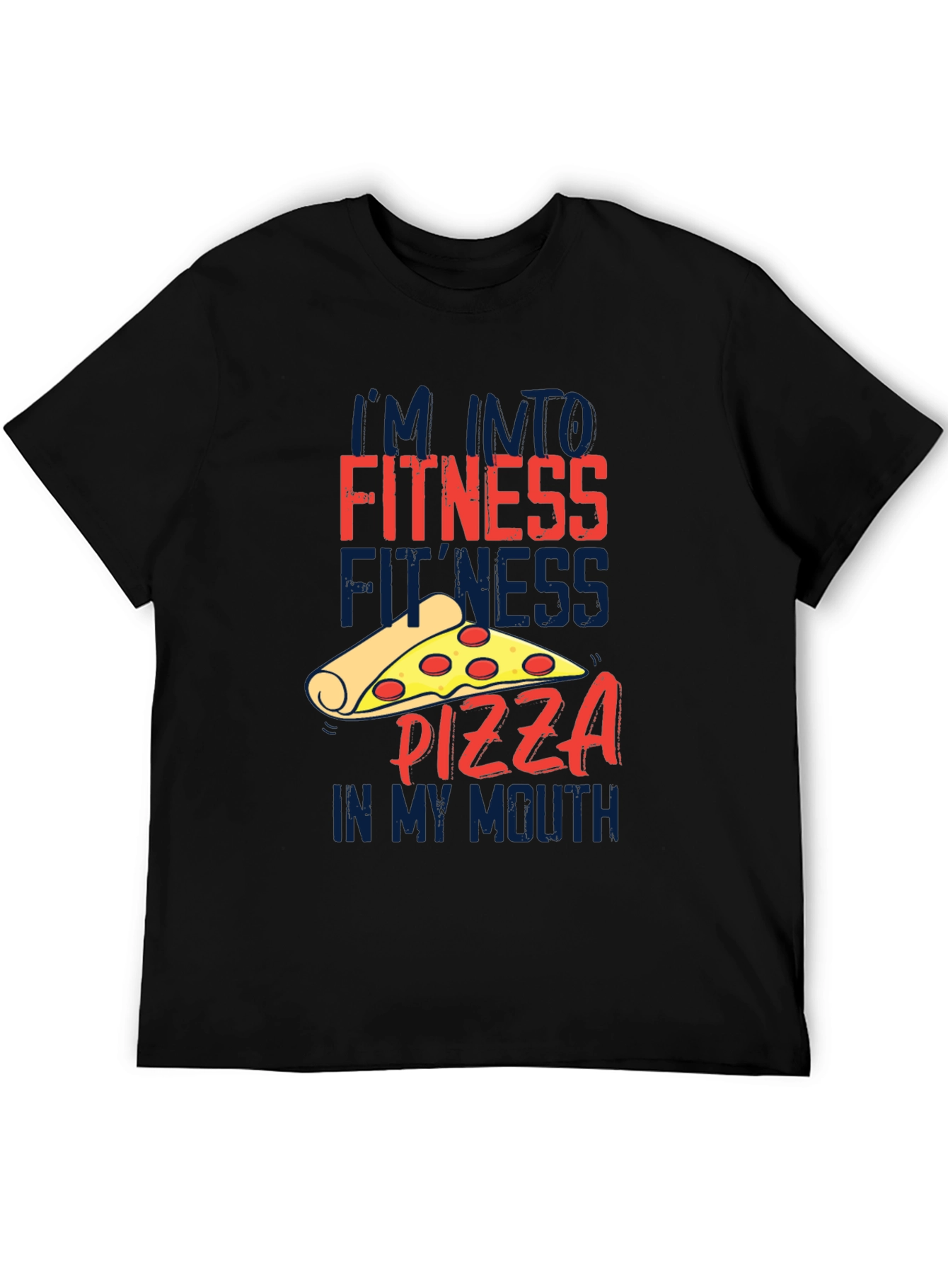 Pizza Fitness T-Shirt - Funny Foodie Tee