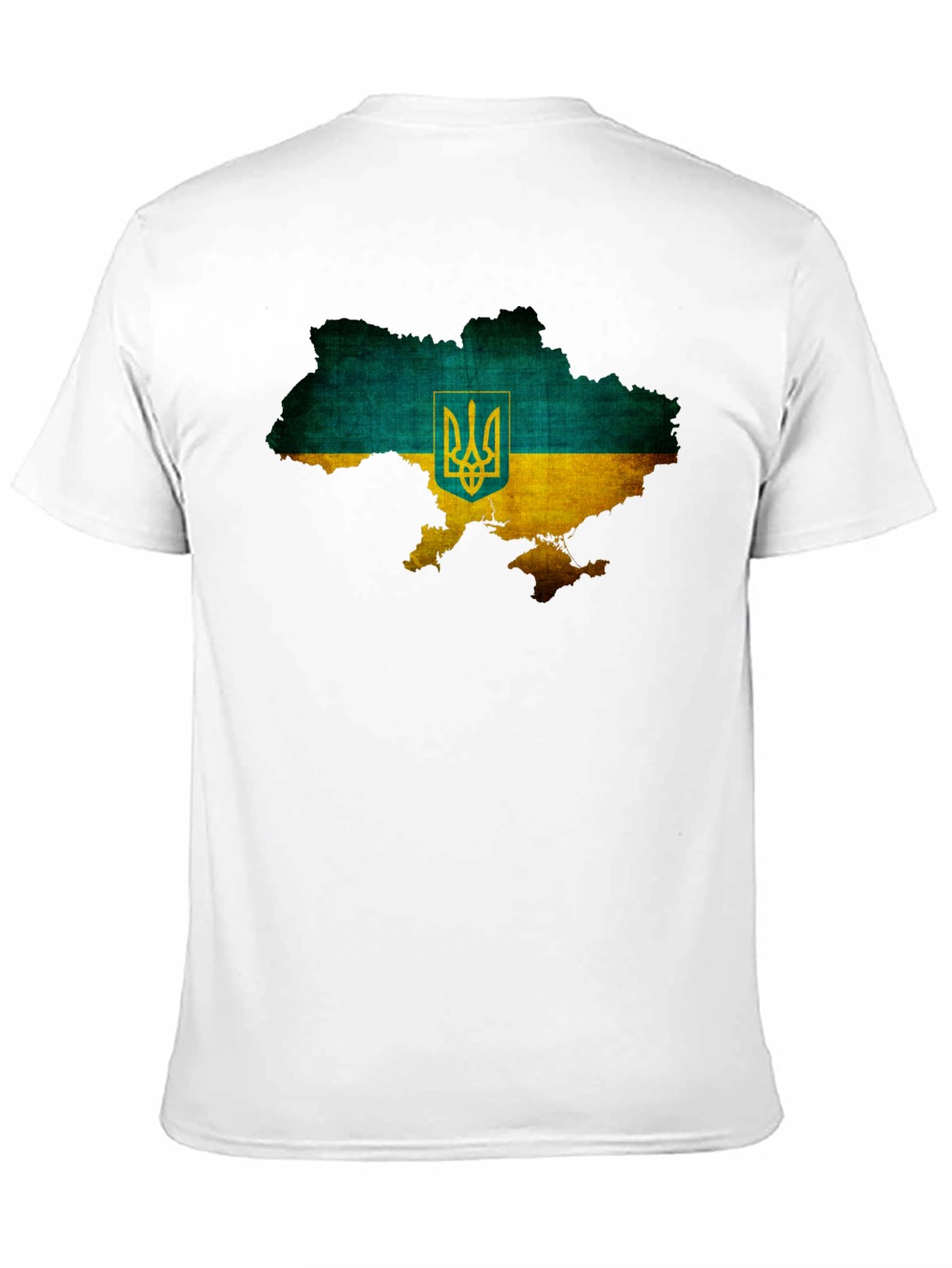 Ukraine Flag Map Graphic T-Shirt