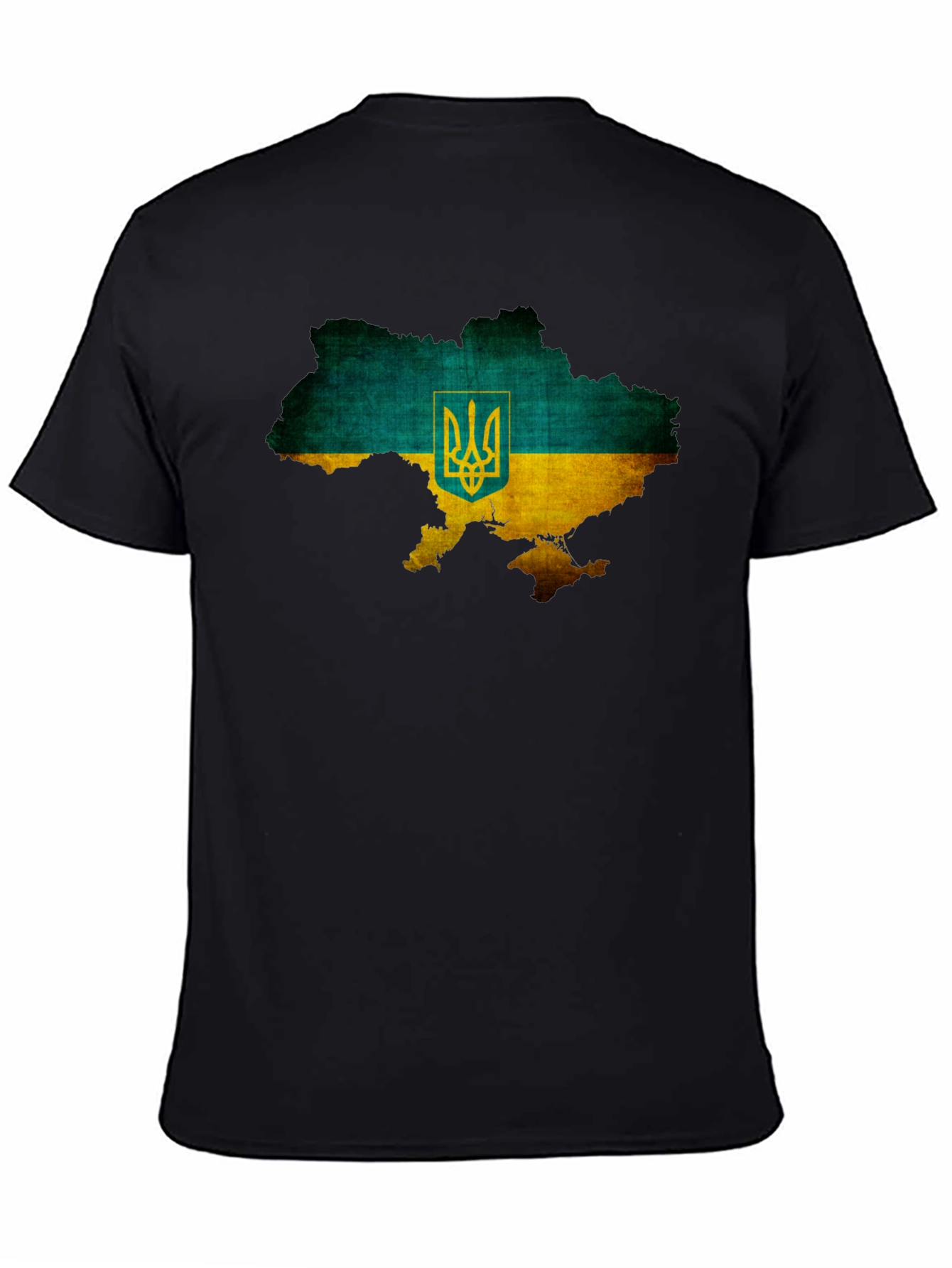 Ukraine Flag Map Graphic T-Shirt