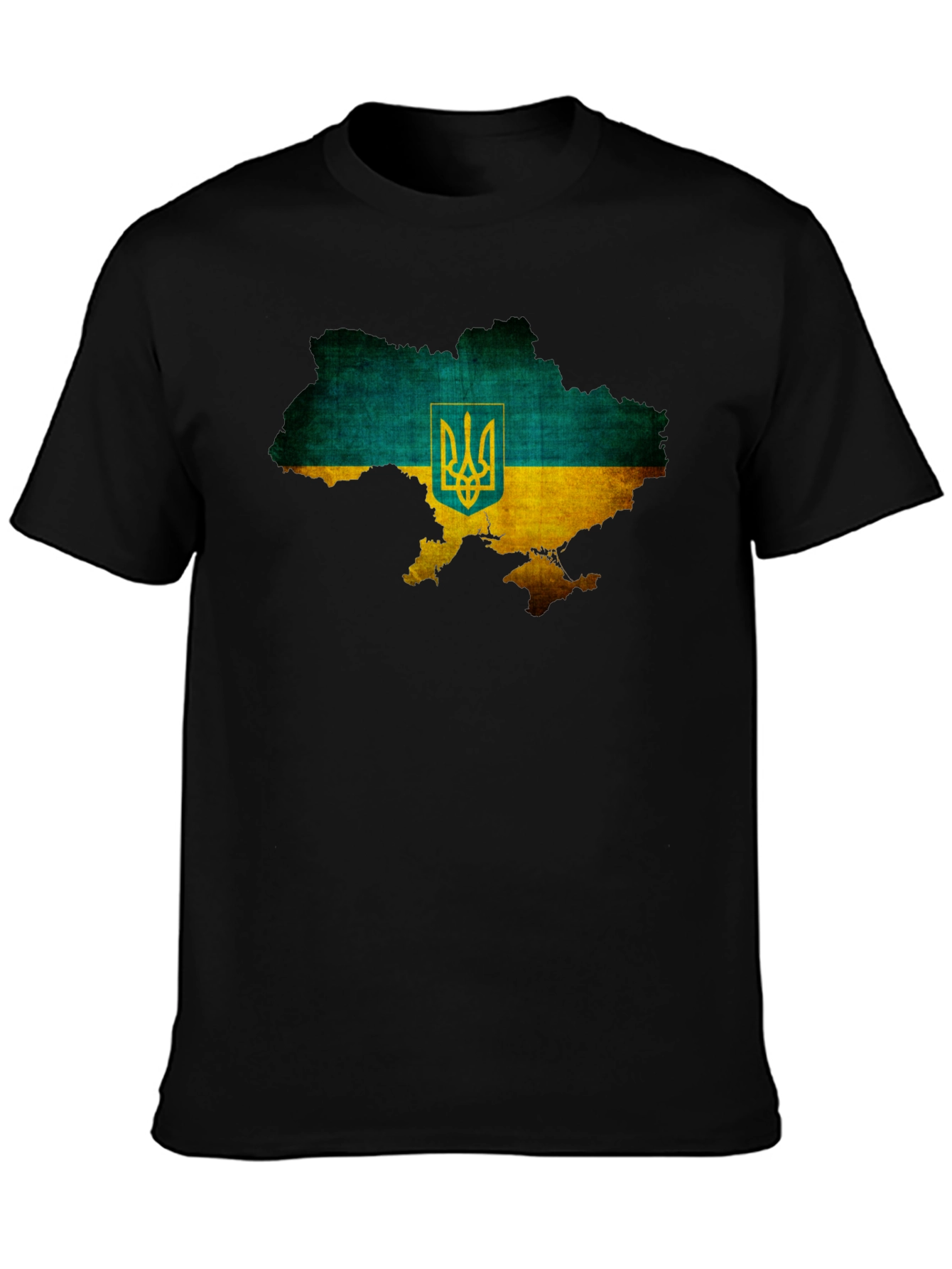 Ukraine Flag Map Graphic T-Shirt