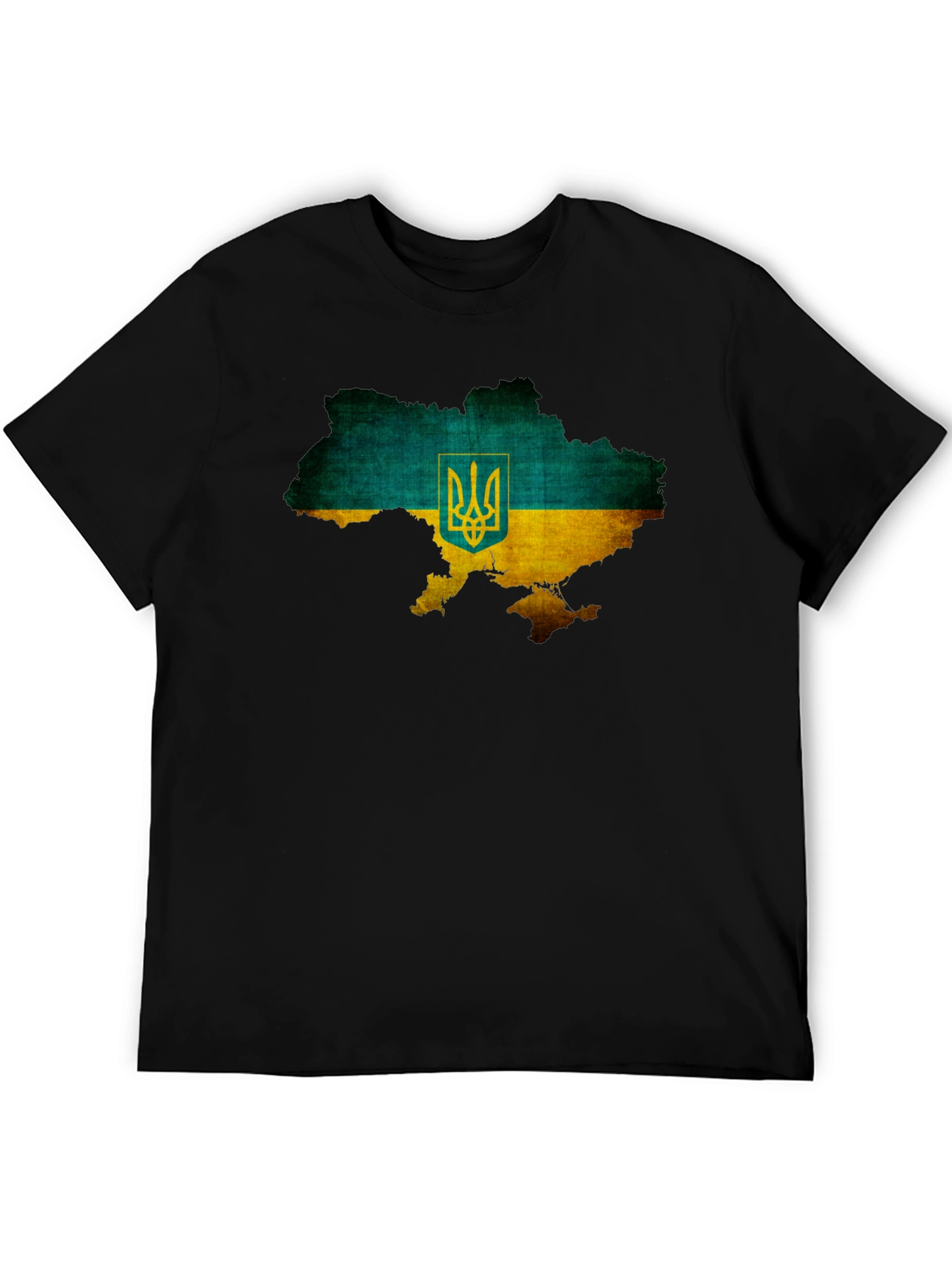 Ukraine Flag Map Graphic T-Shirt