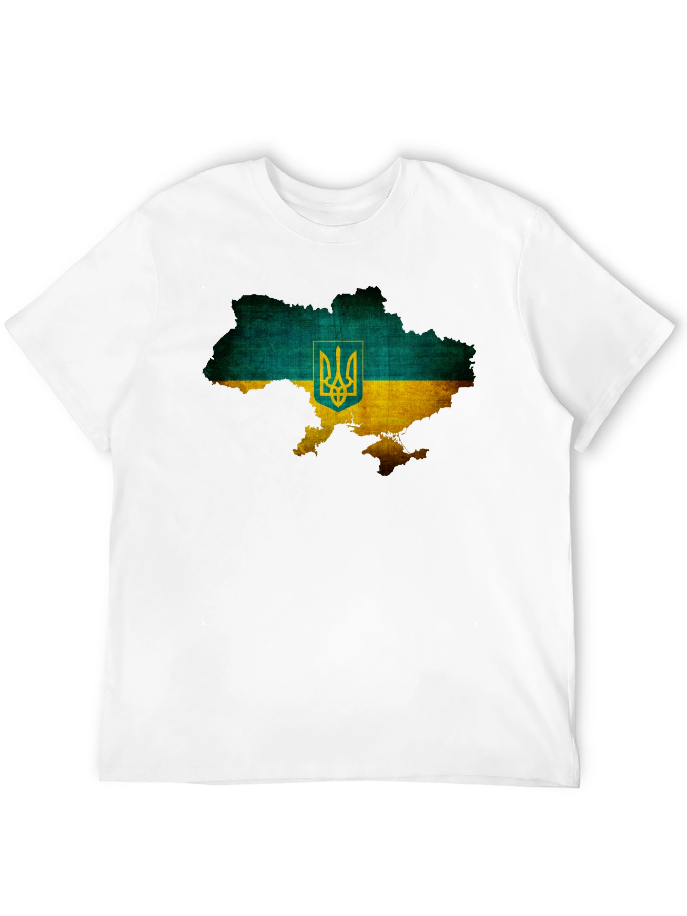 Ukraine Flag Map Graphic T-Shirt