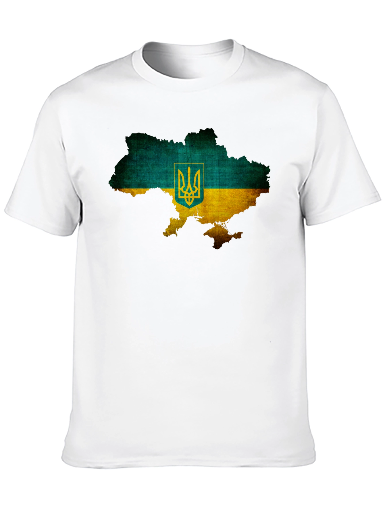 Ukraine Flag Map Graphic T-Shirt