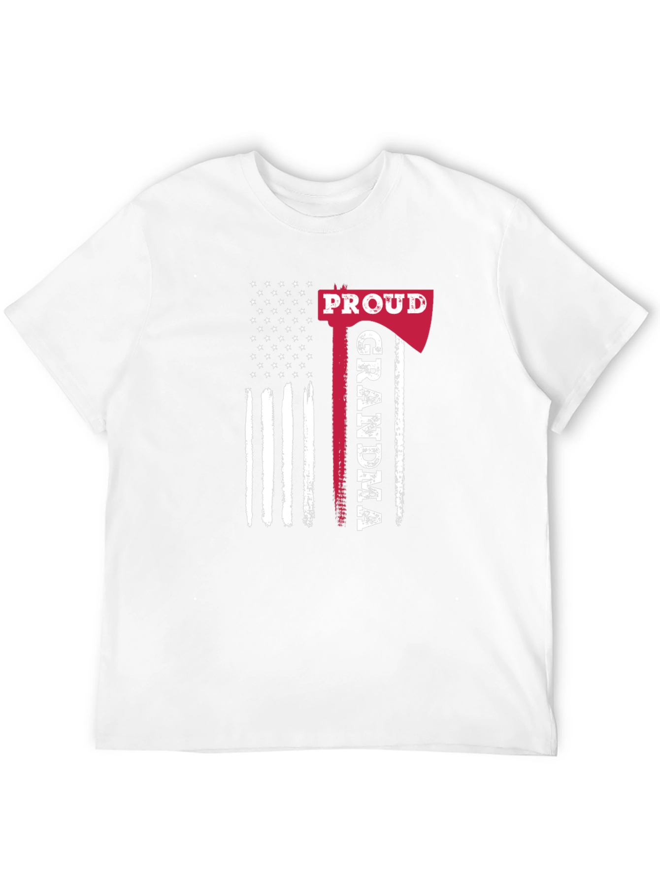 Proud Grandma American Flag Axe T-Shirt
