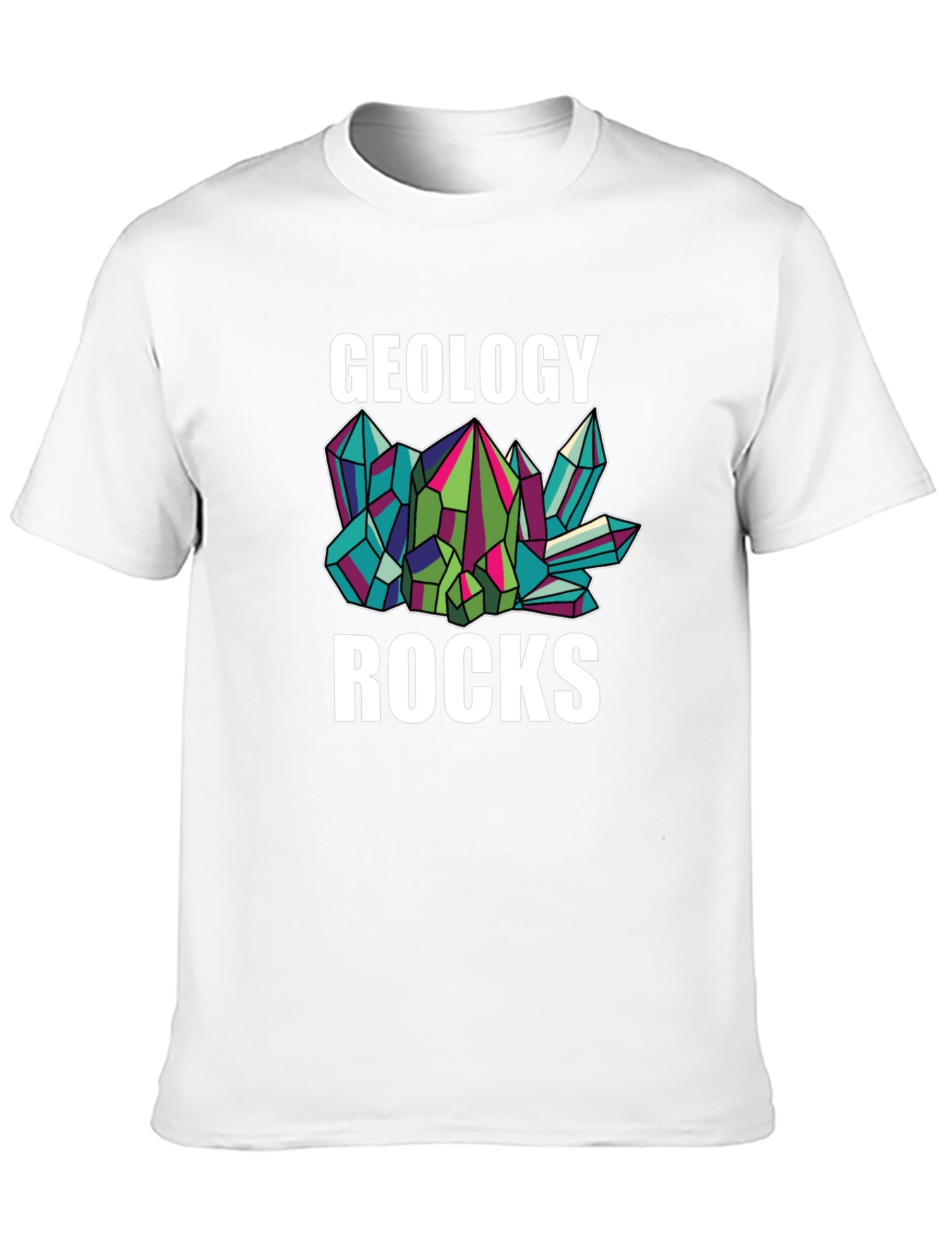 Geology Rocks T-Shirt Crystal Design