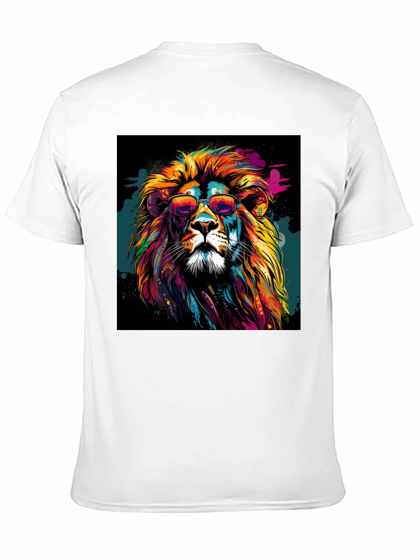 Cool Lion Graphic Tee - Black T-Shirt