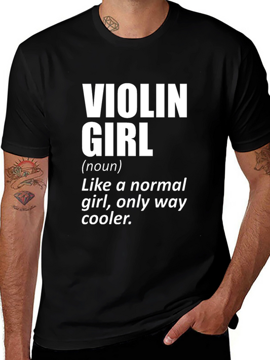 Violin Girl Definition T-Shirt