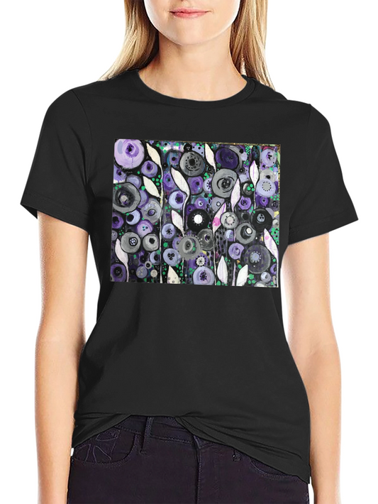 Abstract Floral T-Shirt