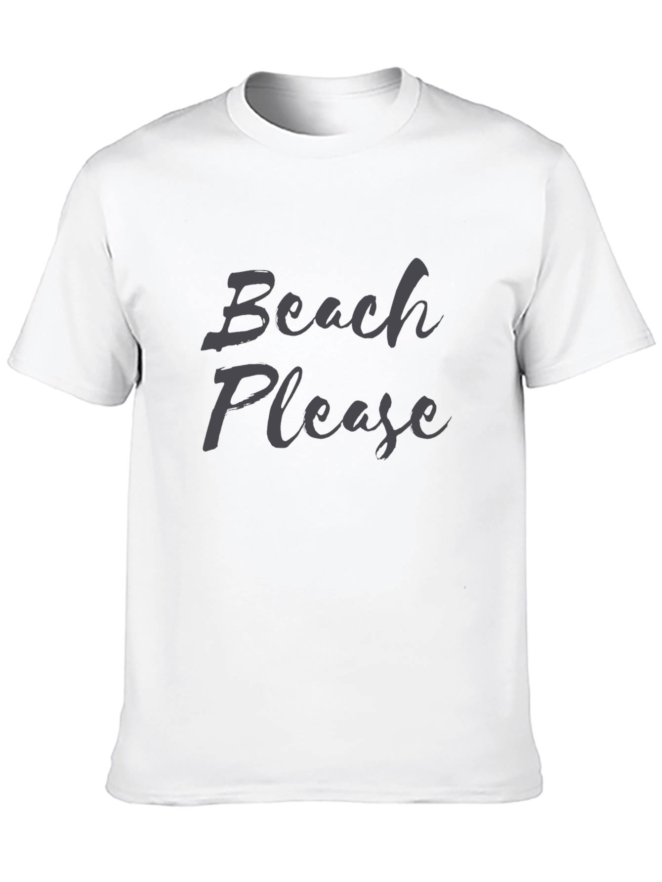 Beach Please Graphic T-Shirt - Casual Summer Wear