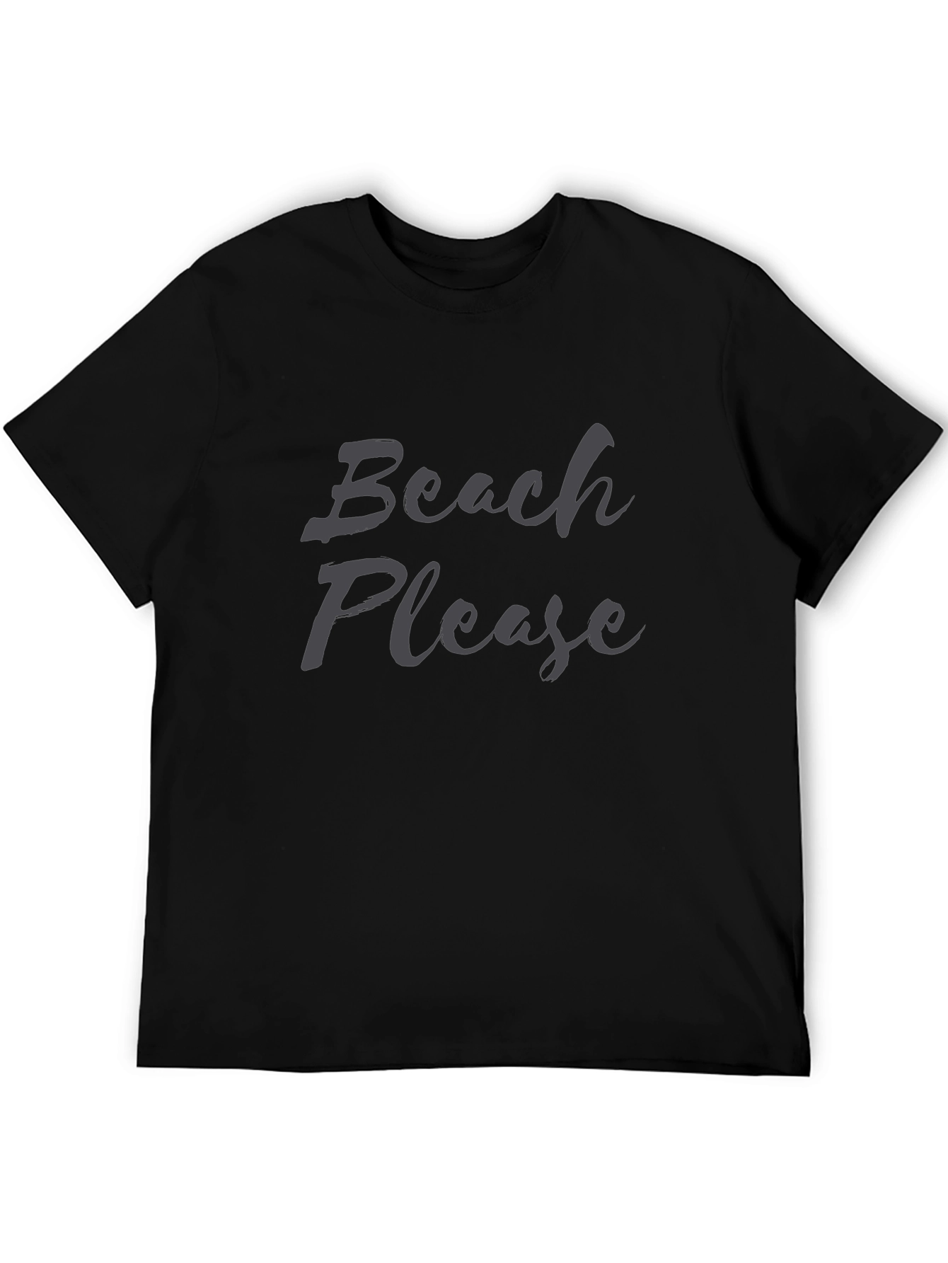 Beach Please Graphic T-Shirt - Casual Summer Wear