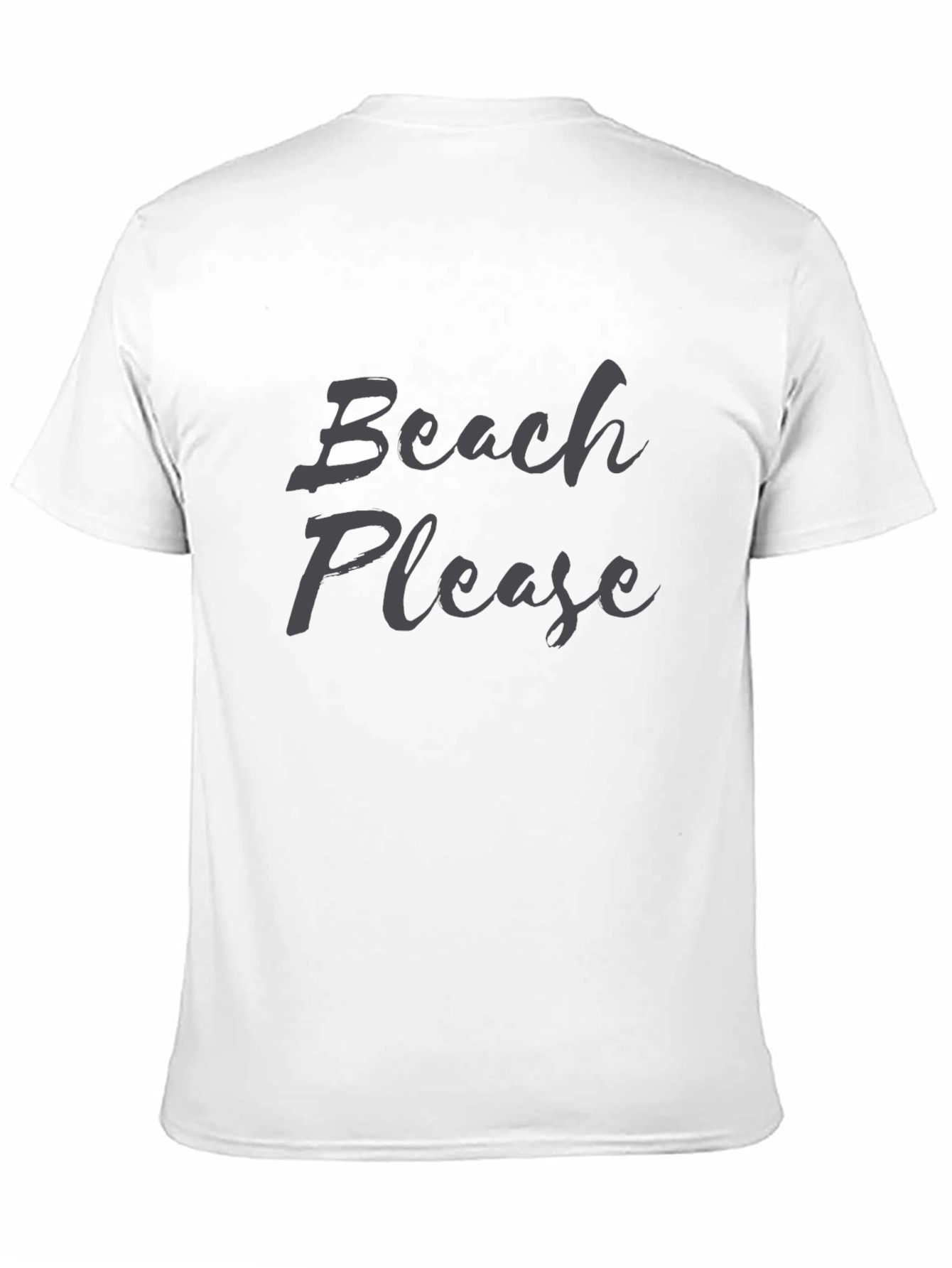 Beach Please Graphic T-Shirt - Casual Summer Wear
