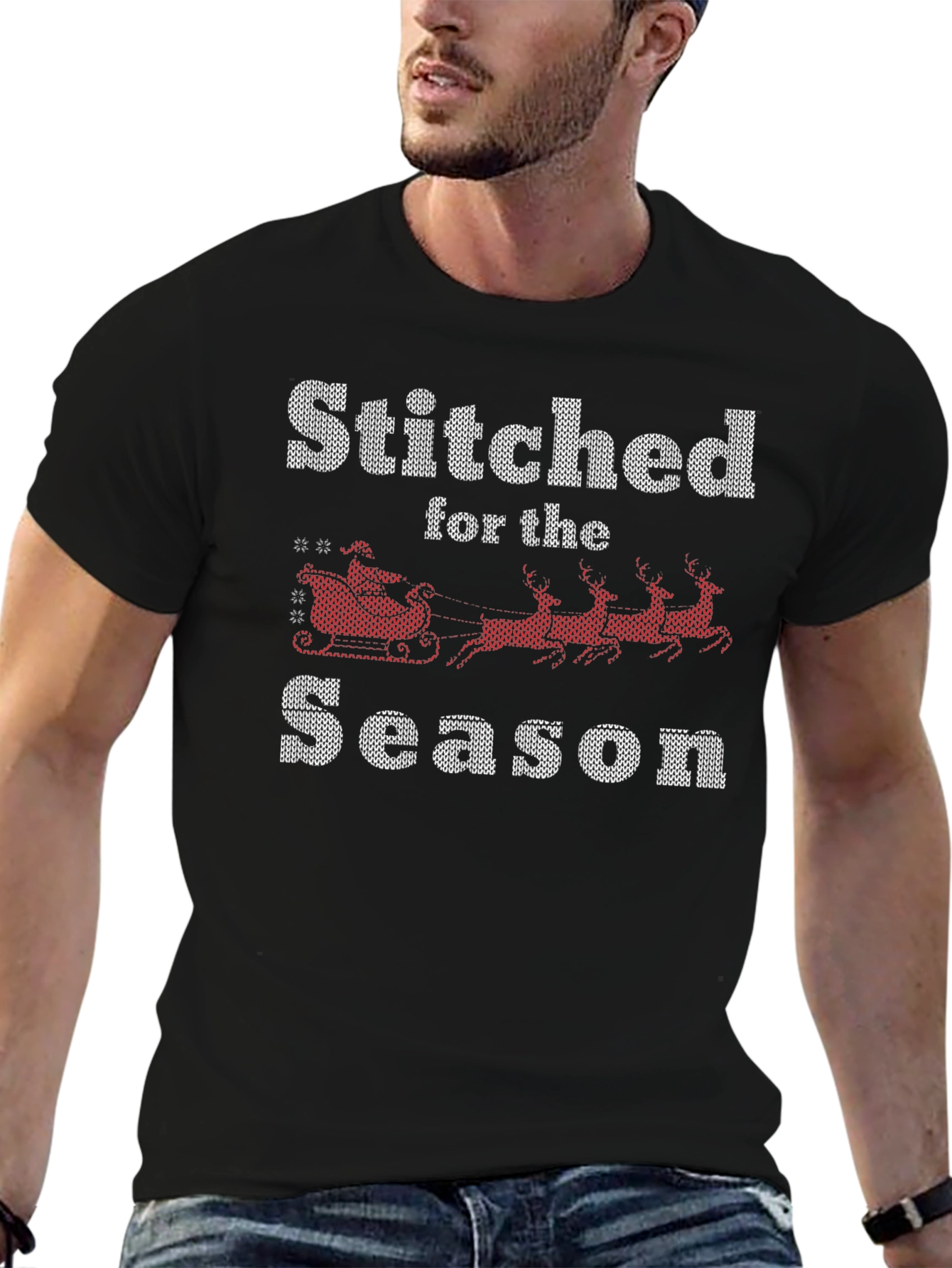 Stitched for the Season Christmas T-Shirt